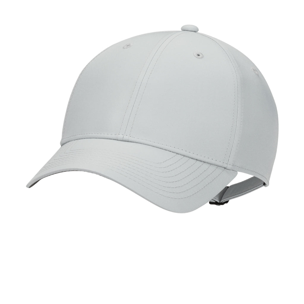 Nike Dri-FIT Club Structured Blank Front Cap in Lt Smoke Grey/Black