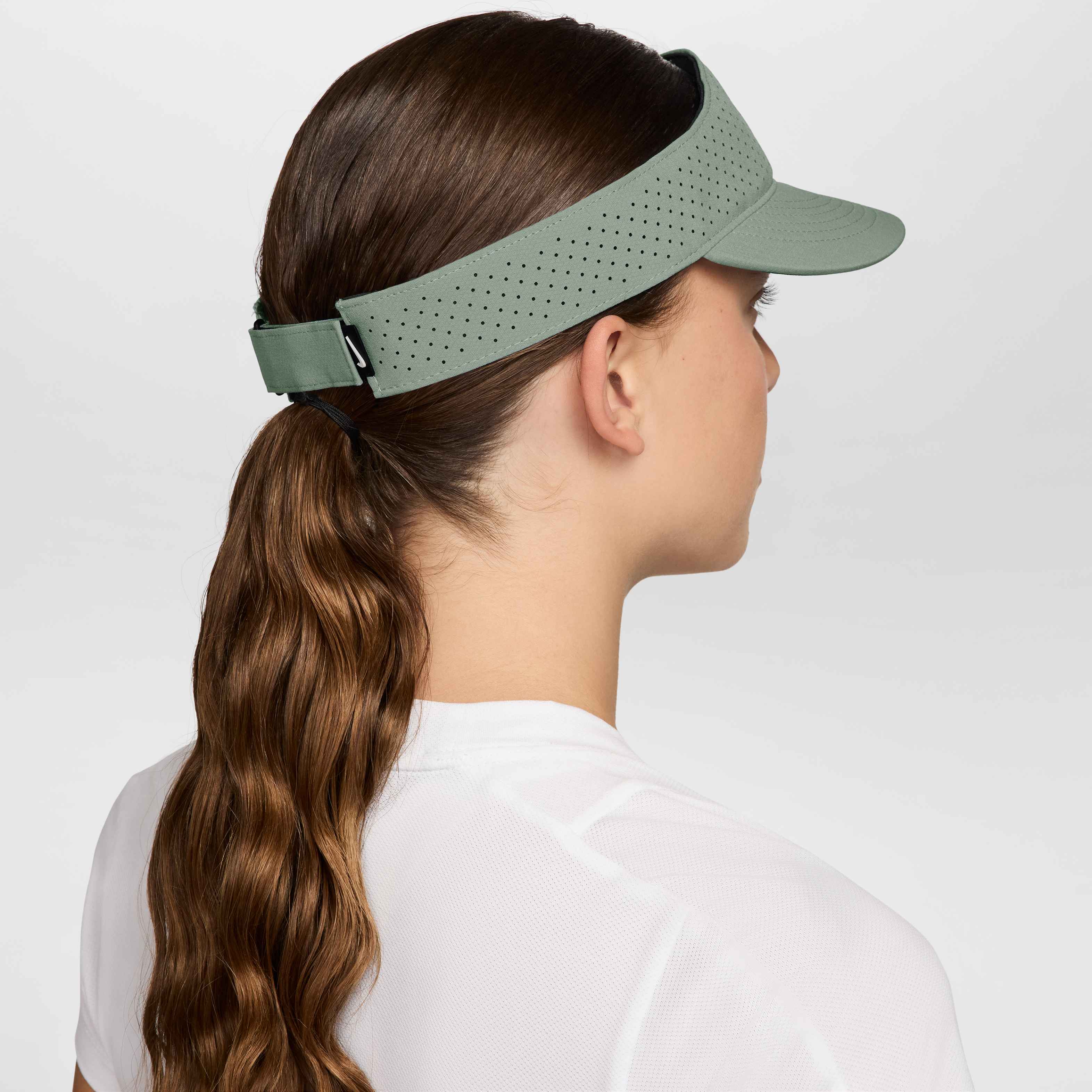 Nike Dri-FIT ADV Ace Visor in Steam/Anthracite/Black