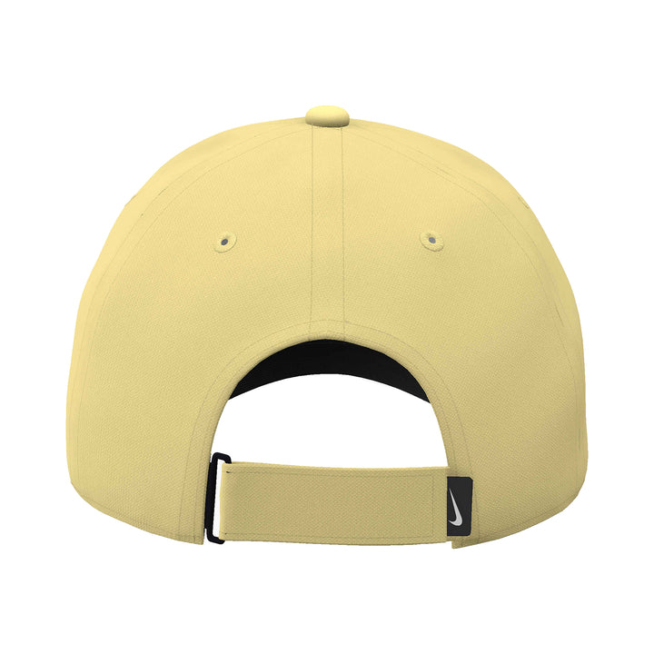Nike Dri-FIT Club Structured Swoosh Cap in Soft Yellow/Black