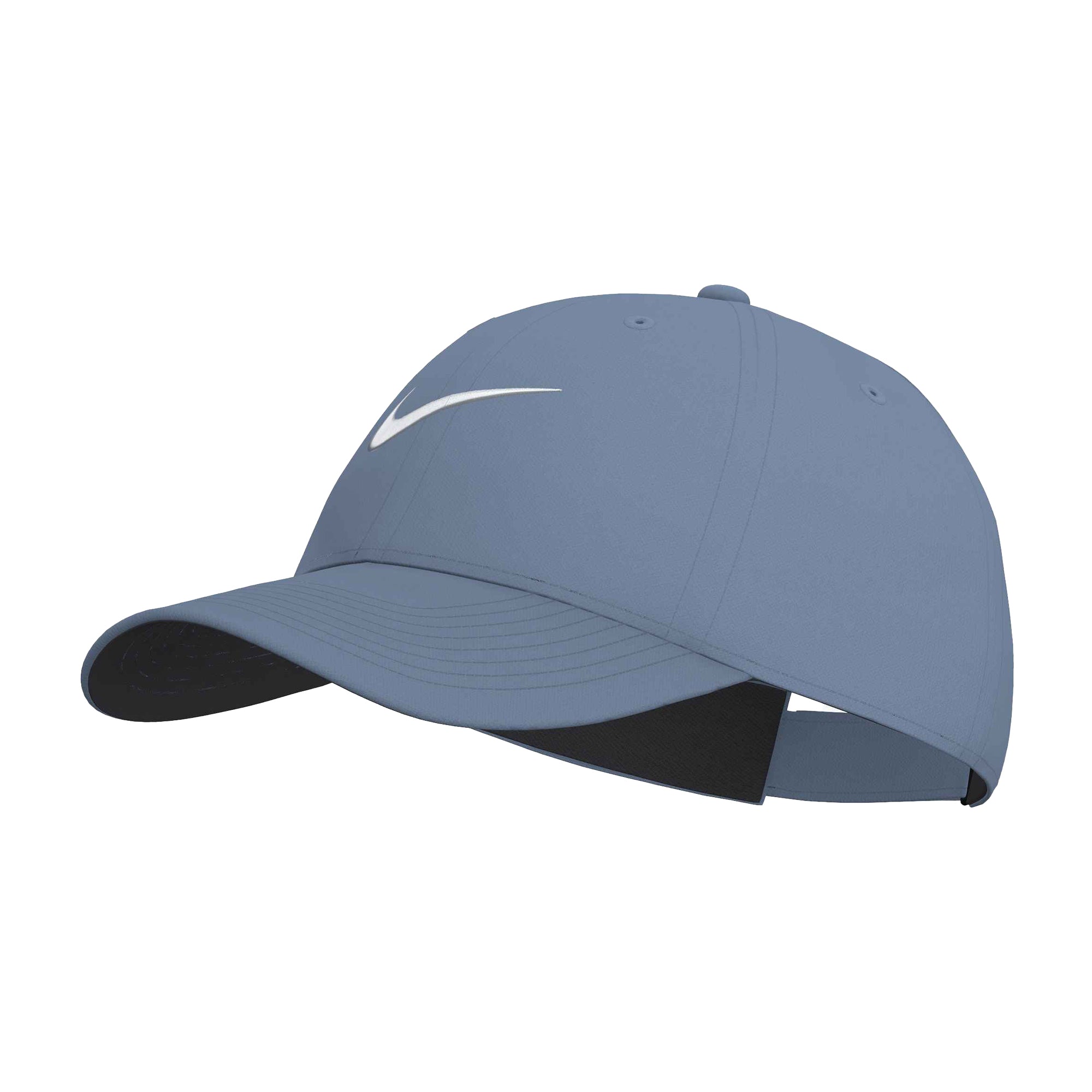 Nike Dri-FIT Club Structured Swoosh Cap in Work Blue/White