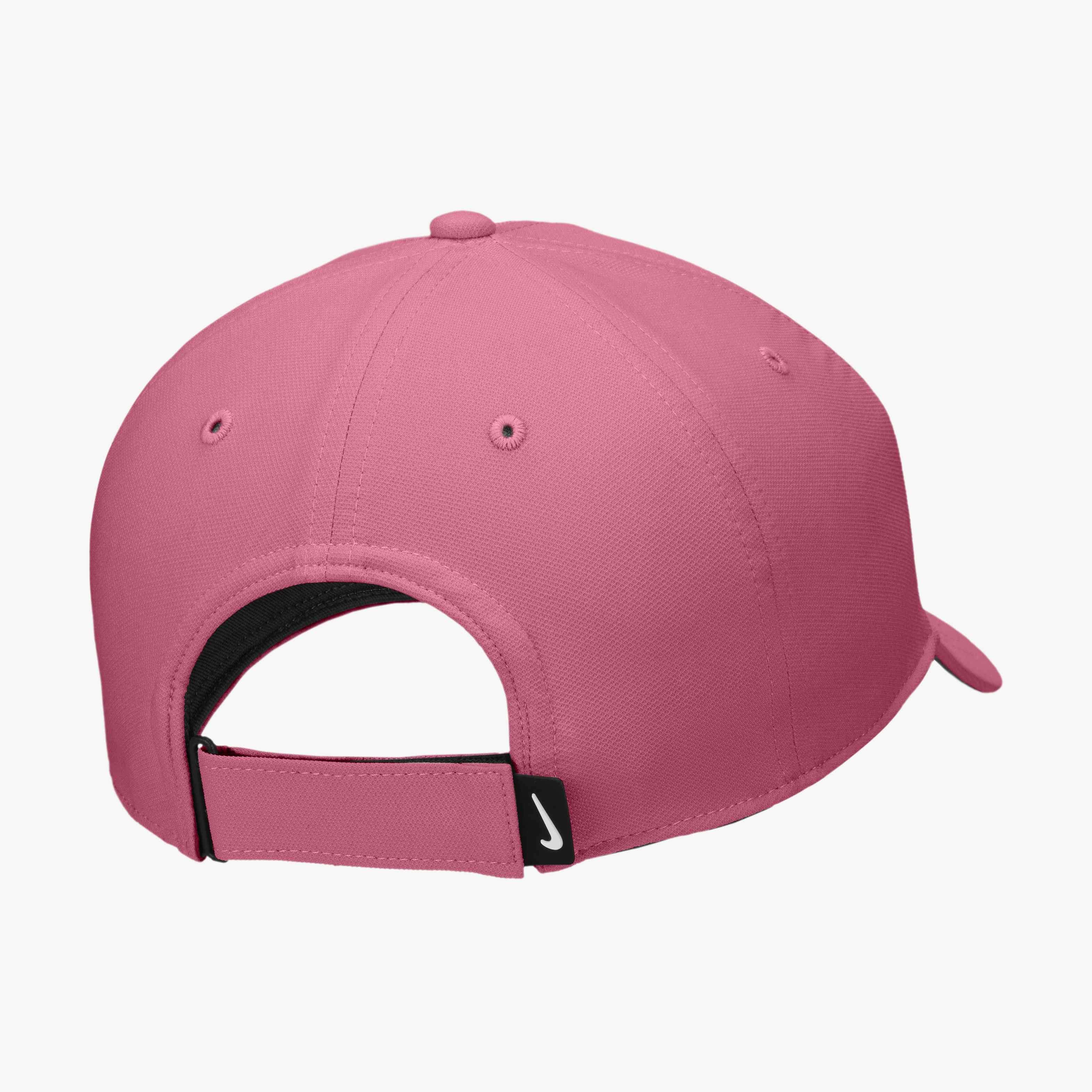 Nike Dri-FIT Club Structured Swoosh Cap in Peony/Black