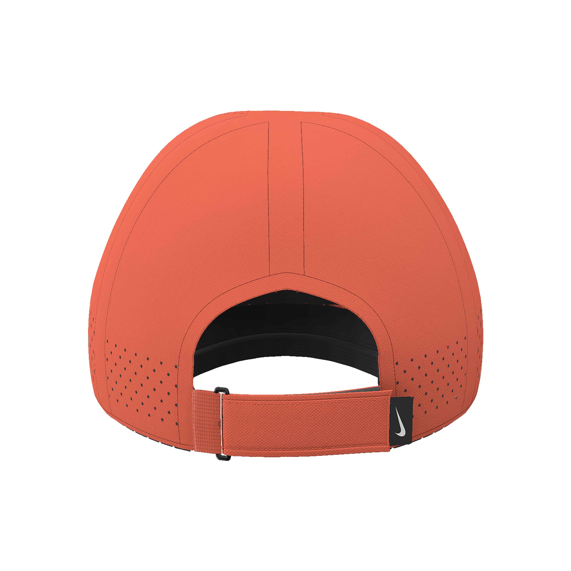 Nike Dri-FIT ADV Club Unstructured Tennis Cap in Turf Orange/White