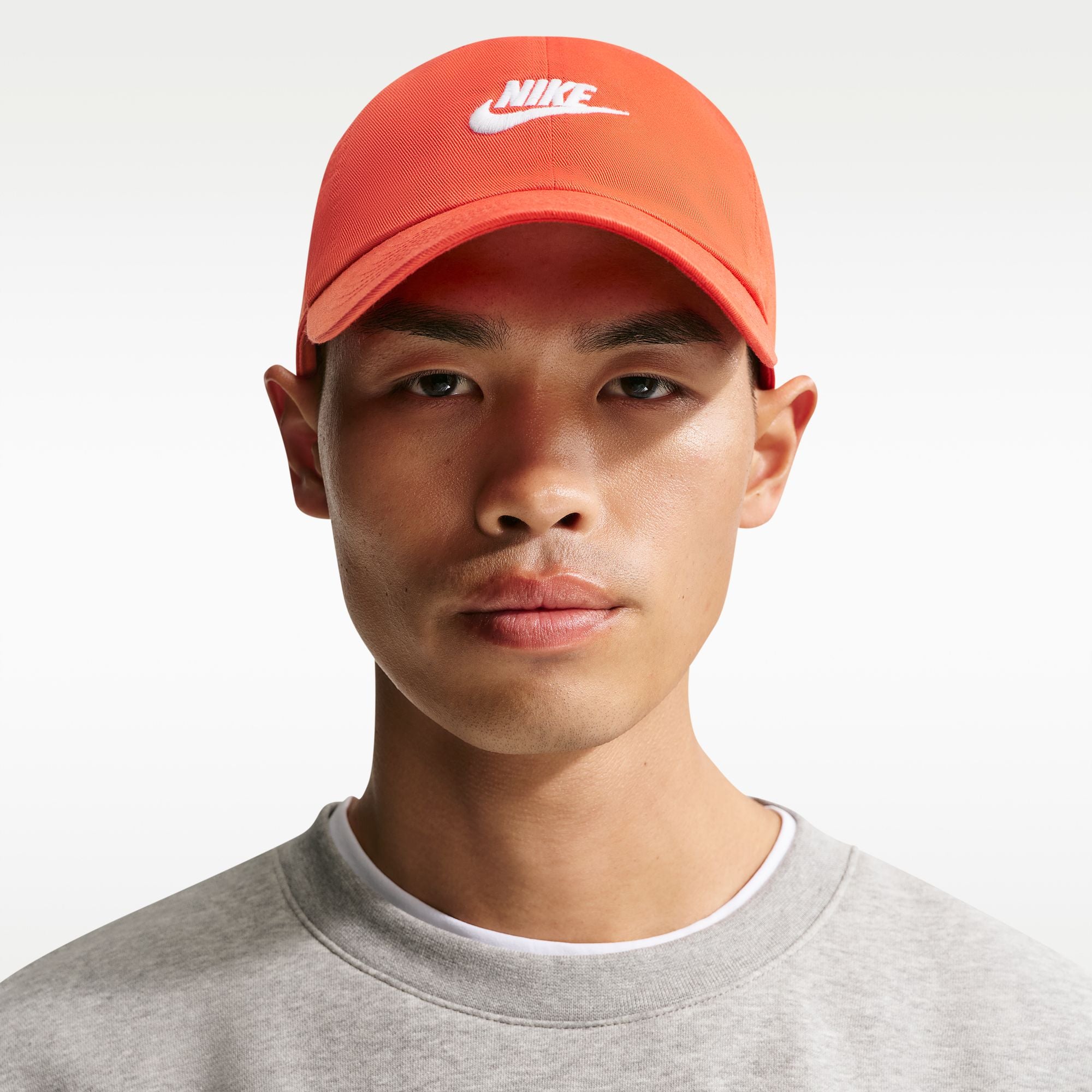 Nike Club Unstructured Futura Wash Cap in Cosmic Clay/White