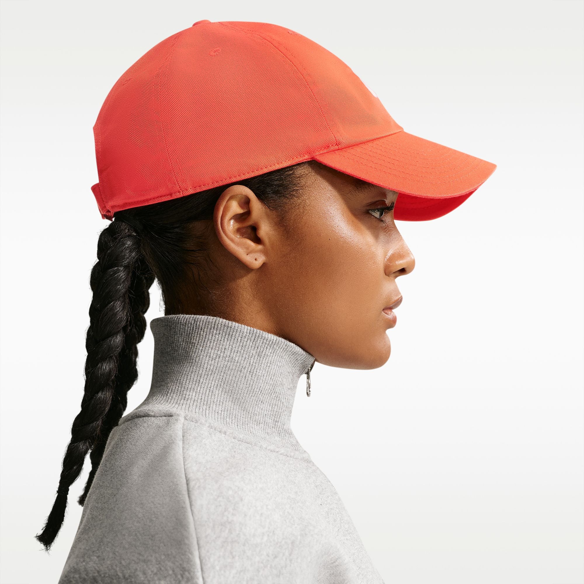 Nike Club Unstructured Futura Wash Cap in Cosmic Clay/White
