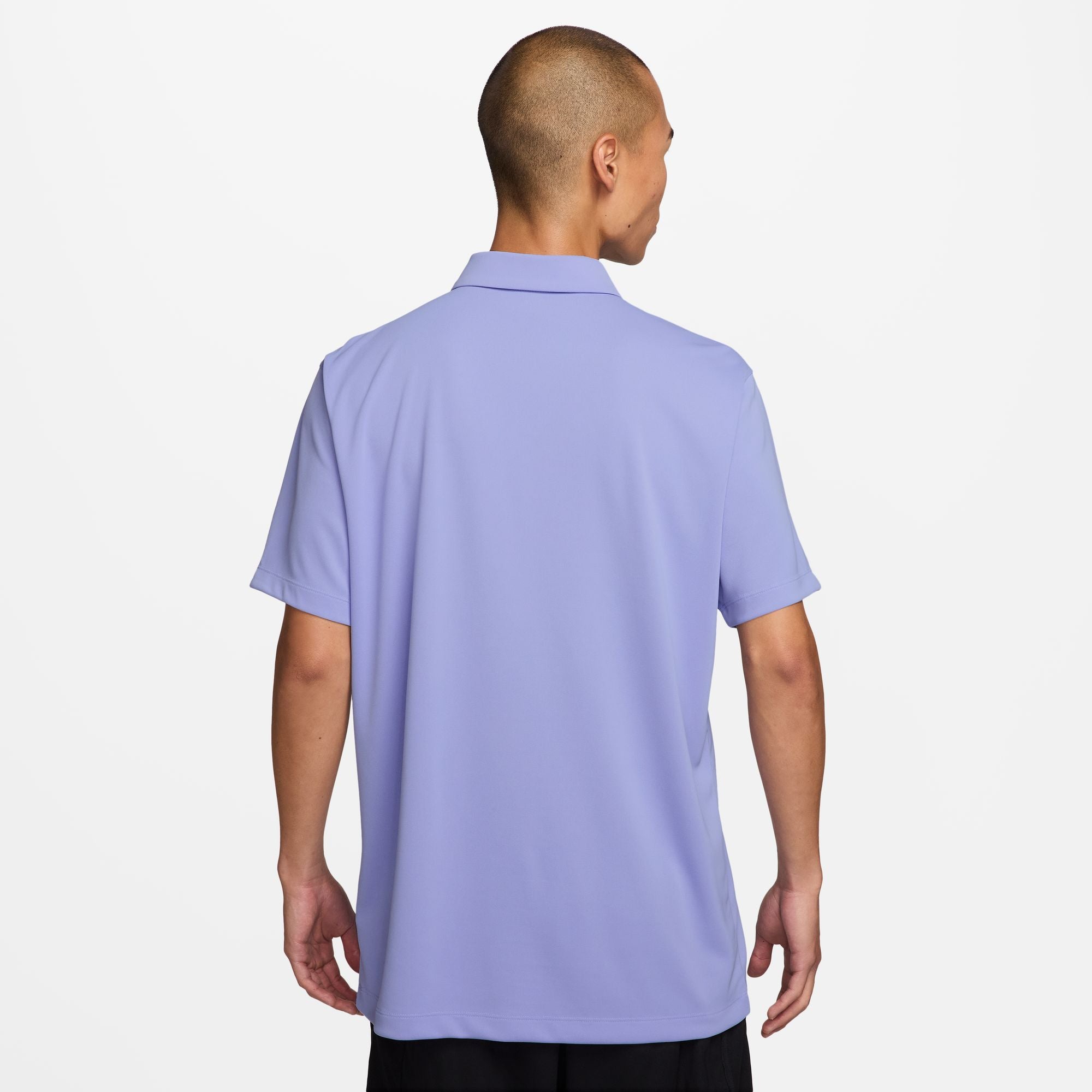 Nike Men's Court Dri-FIT Tennis Polo in Light Thistle/White