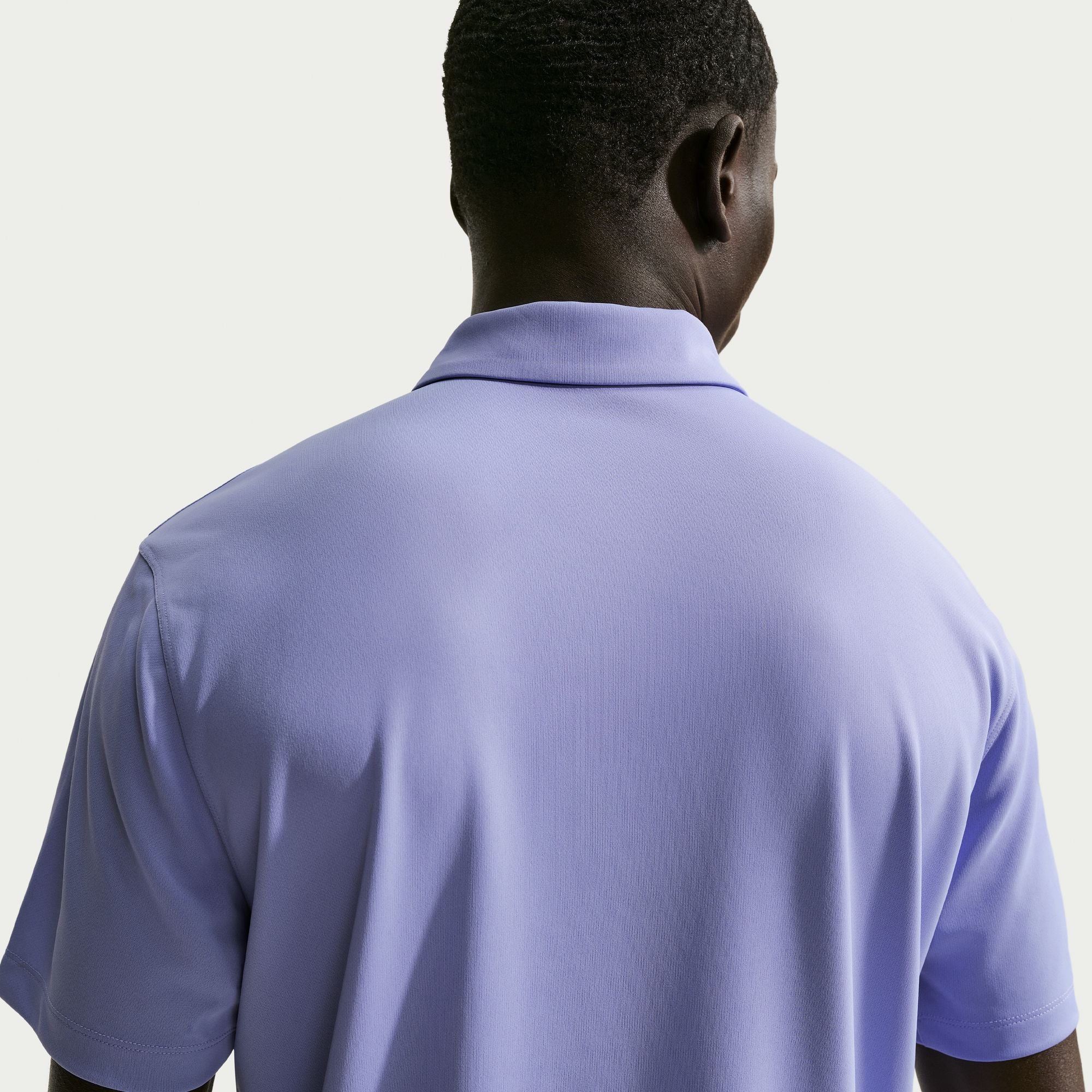 Nike Men's Court Dri-FIT Tennis Polo in Light Thistle/White