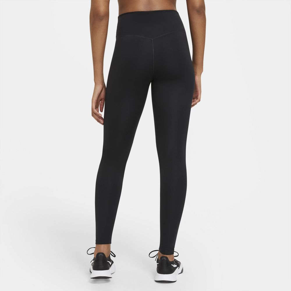 Nike Women's One Mid-Rise Leggings in Black/White