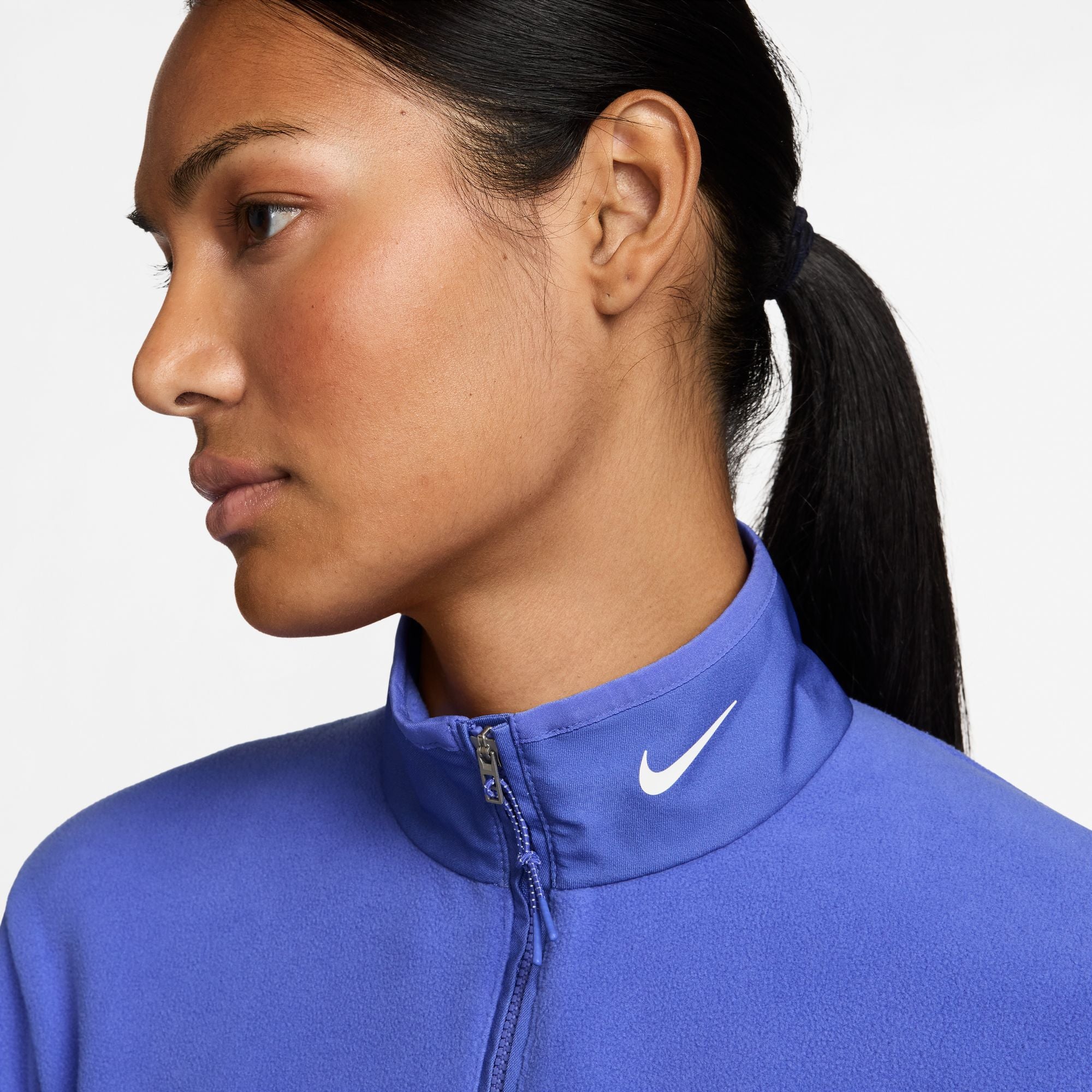 Nike Women's One Classic Dri-FIT Long-Sleeve Top in Sapphire/Sapphire/White