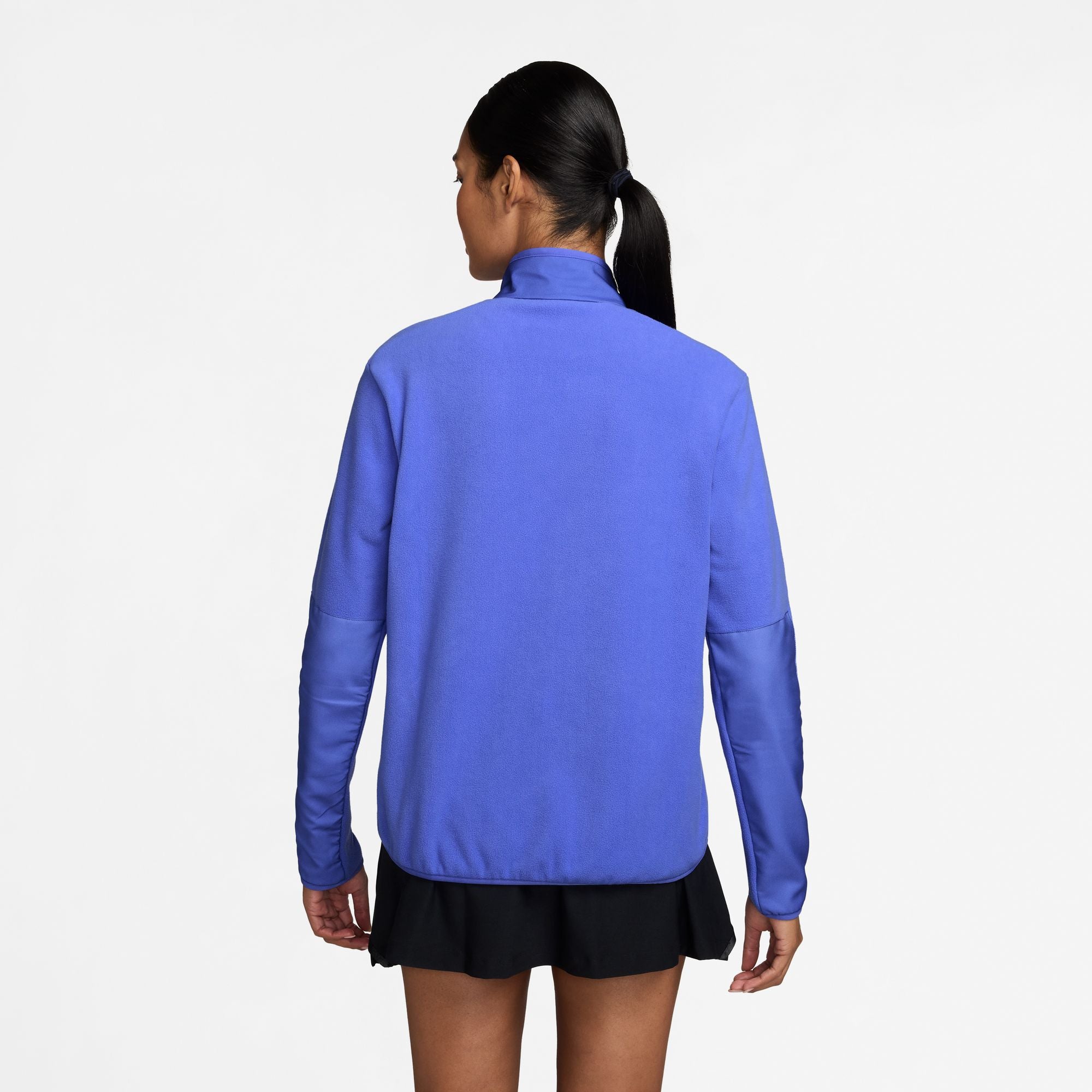 Nike Women's One Classic Dri-FIT Long-Sleeve Top in Sapphire/Sapphire/White