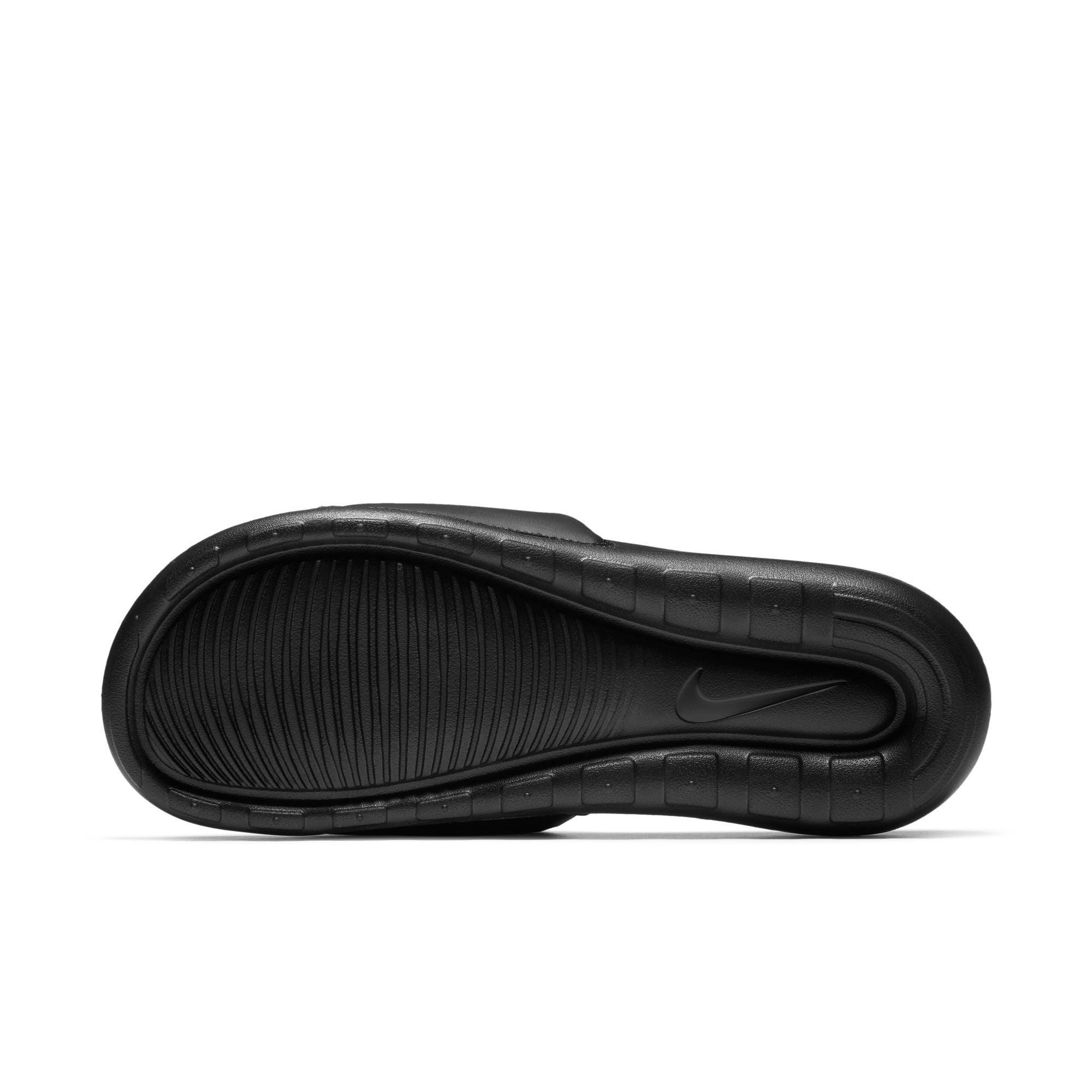 Nike Men's Victori One Slides in Black/White-Black