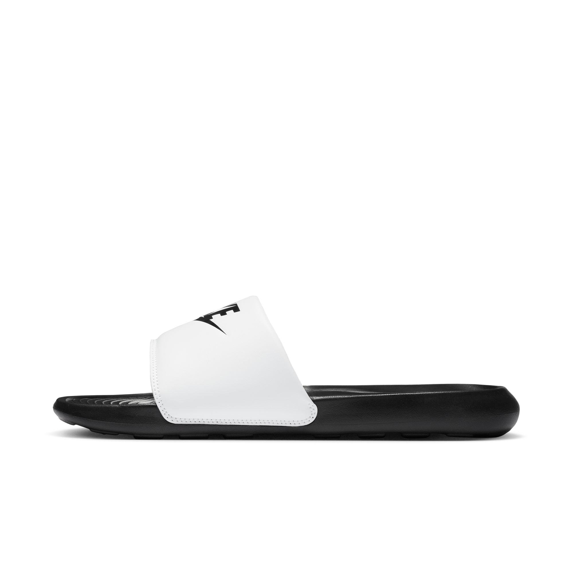 Nike Men's Victori One Slides in Black/Black-White