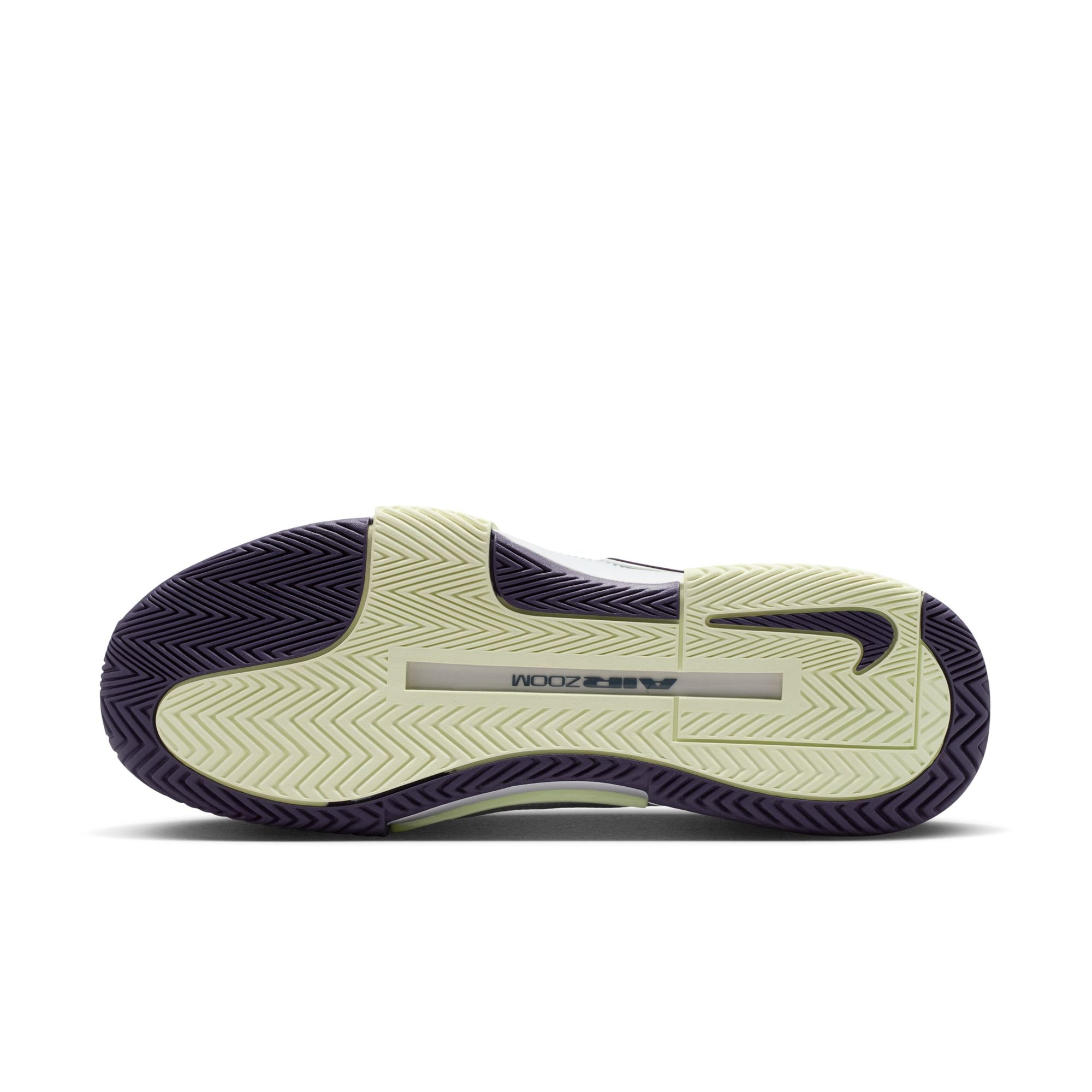 Nike Men's GP Challenge 1.5 Hard Court Tennis Shoes In White/Dark Raisin-Volt Tint