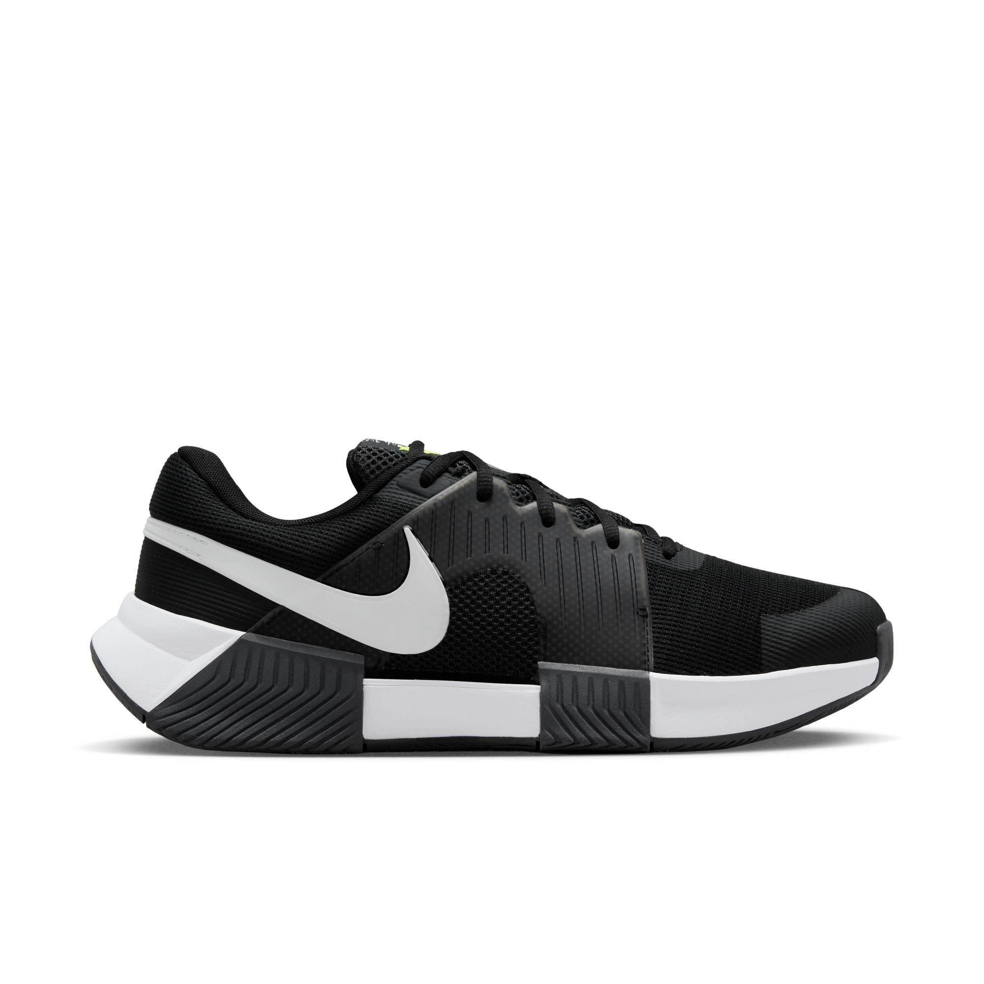 Nike Men's Zoom GP Challenge 1 Hard Court Tennis Shoes in Black/White-Black