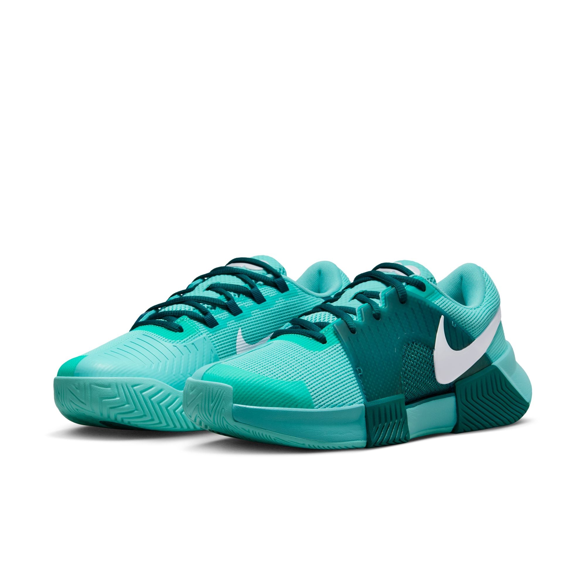 Nike Women's GP Challenge 1 "Naomi Osaka" HC Premium Tennis Shoes in Aurora Green/White-Geode Teal