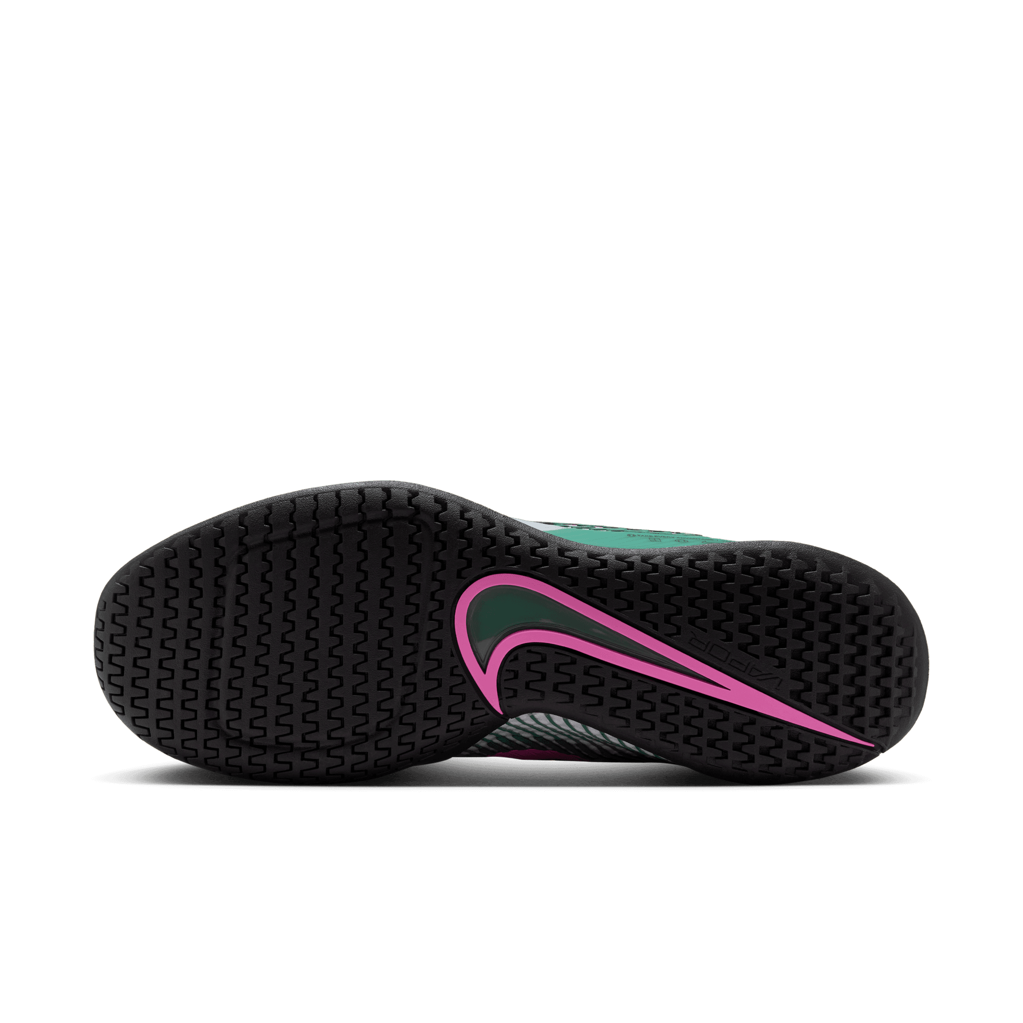 Nike Women's Court Air Zoom Vapor  11 in WHITE/PLAYFUL PINK-BICOASTAL-BLACK