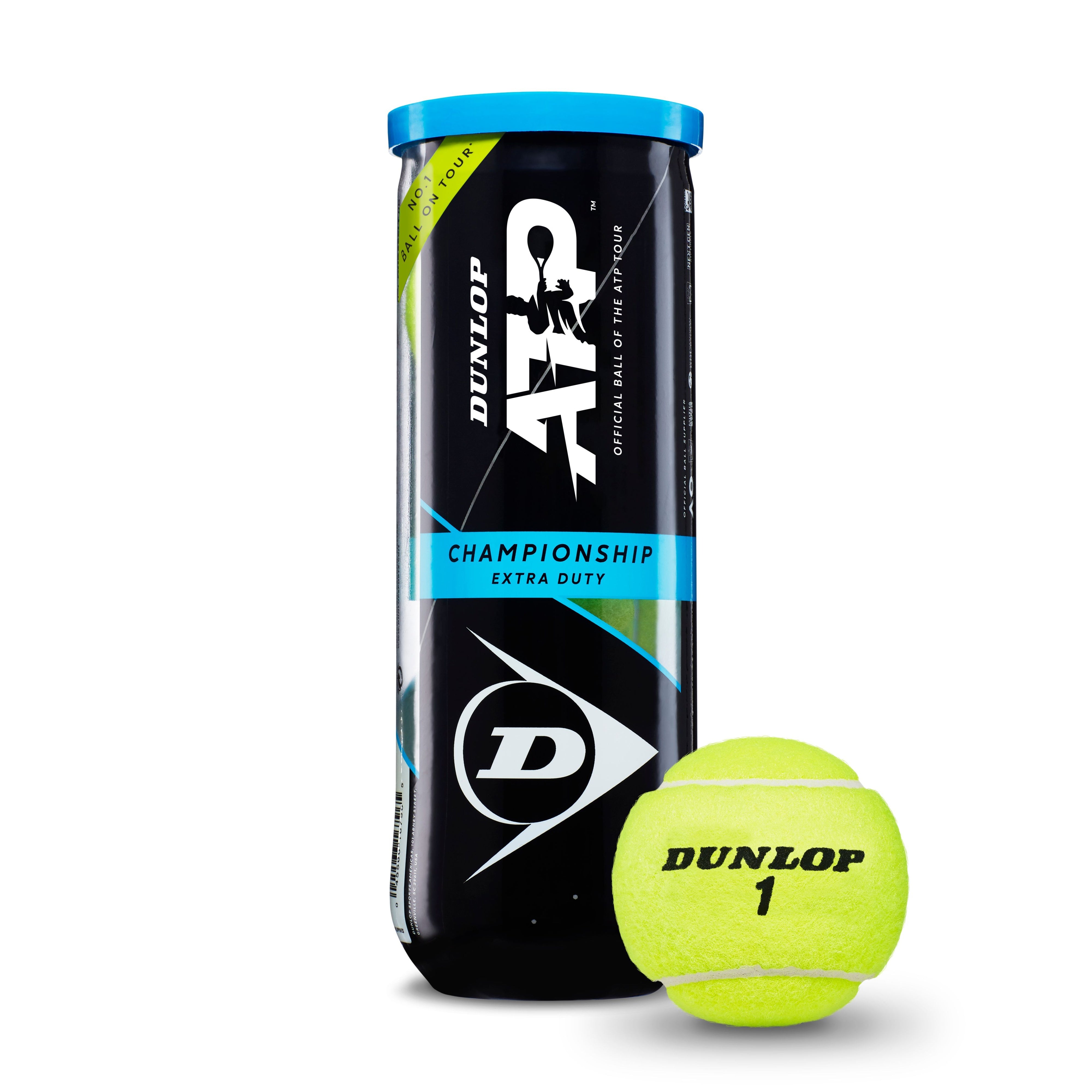 Dunlop ATP Championship Extra Duty Tennis Ball (3 Ball Can)