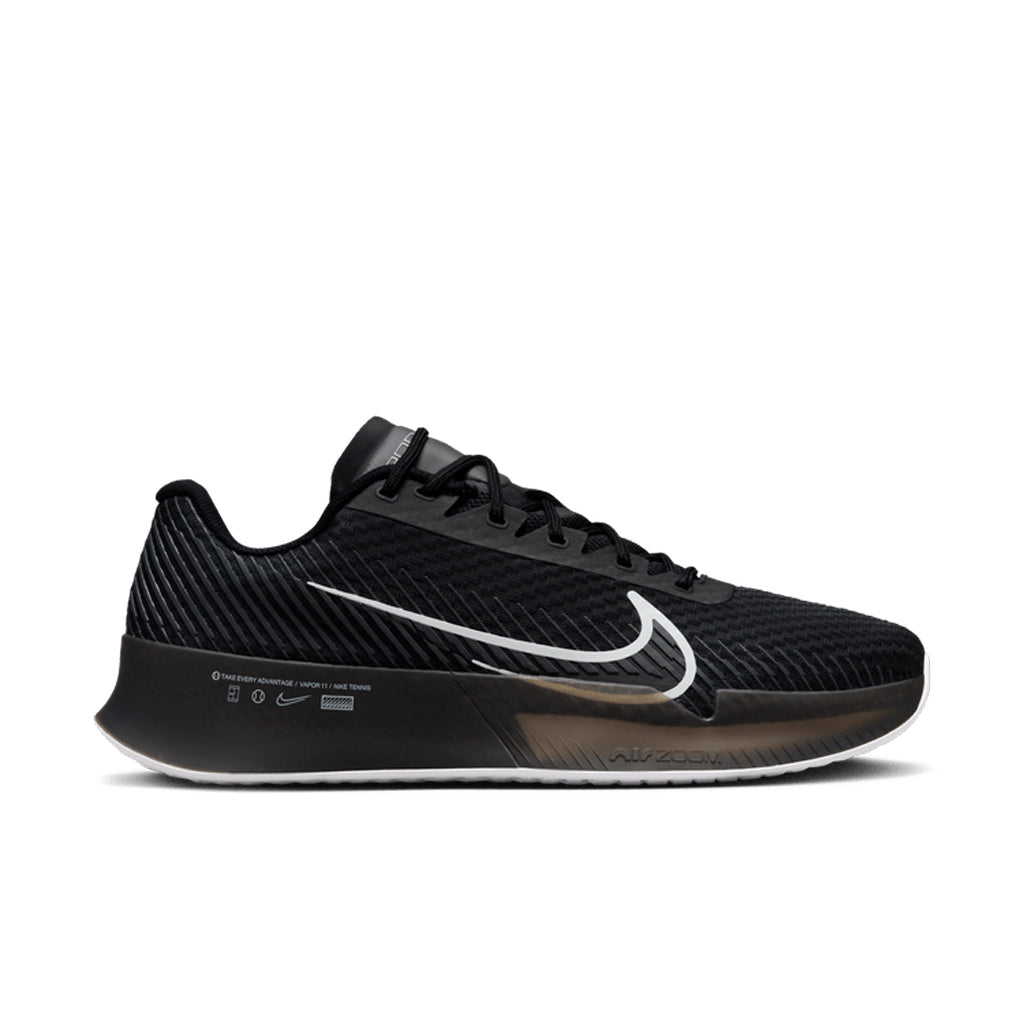 Nike Court Men's Air Zoom Vapor 11 Shoes in BLACK/WHITE-ANTHRACITE ...