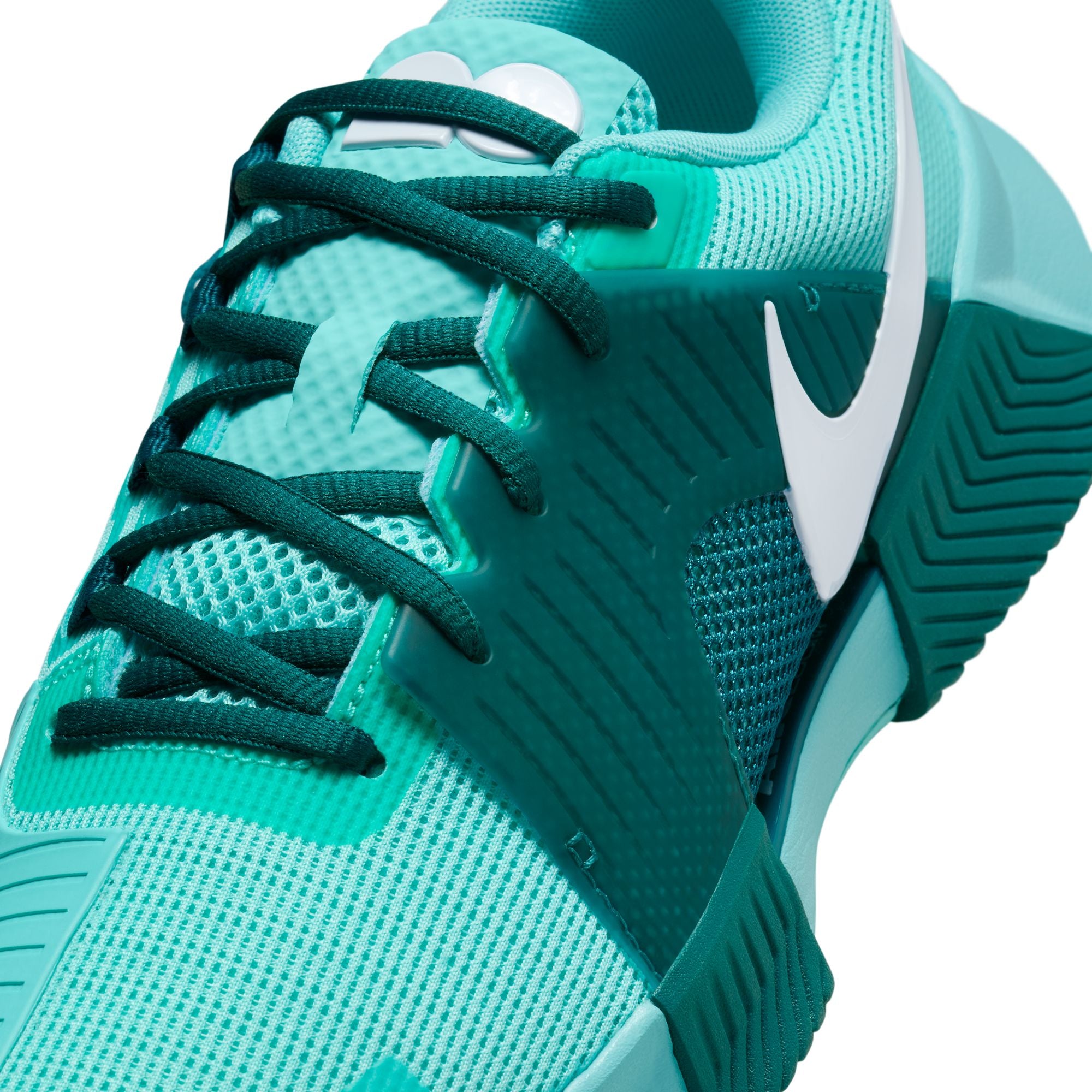 Nike Women's GP Challenge 1 "Naomi Osaka" HC Premium Tennis Shoes in Aurora Green/White-Geode Teal