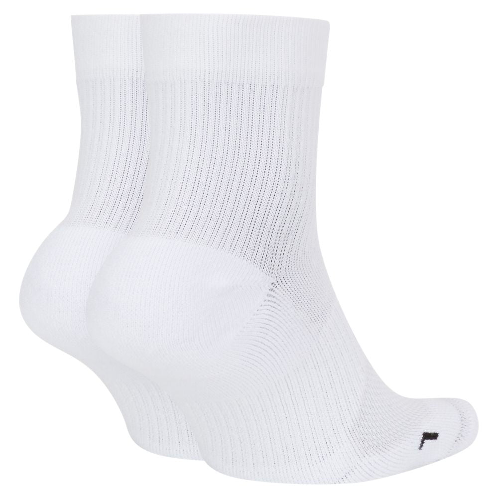 Nike Court Multiplier Max Tennis Ankle Socks in White (2 Pairs)