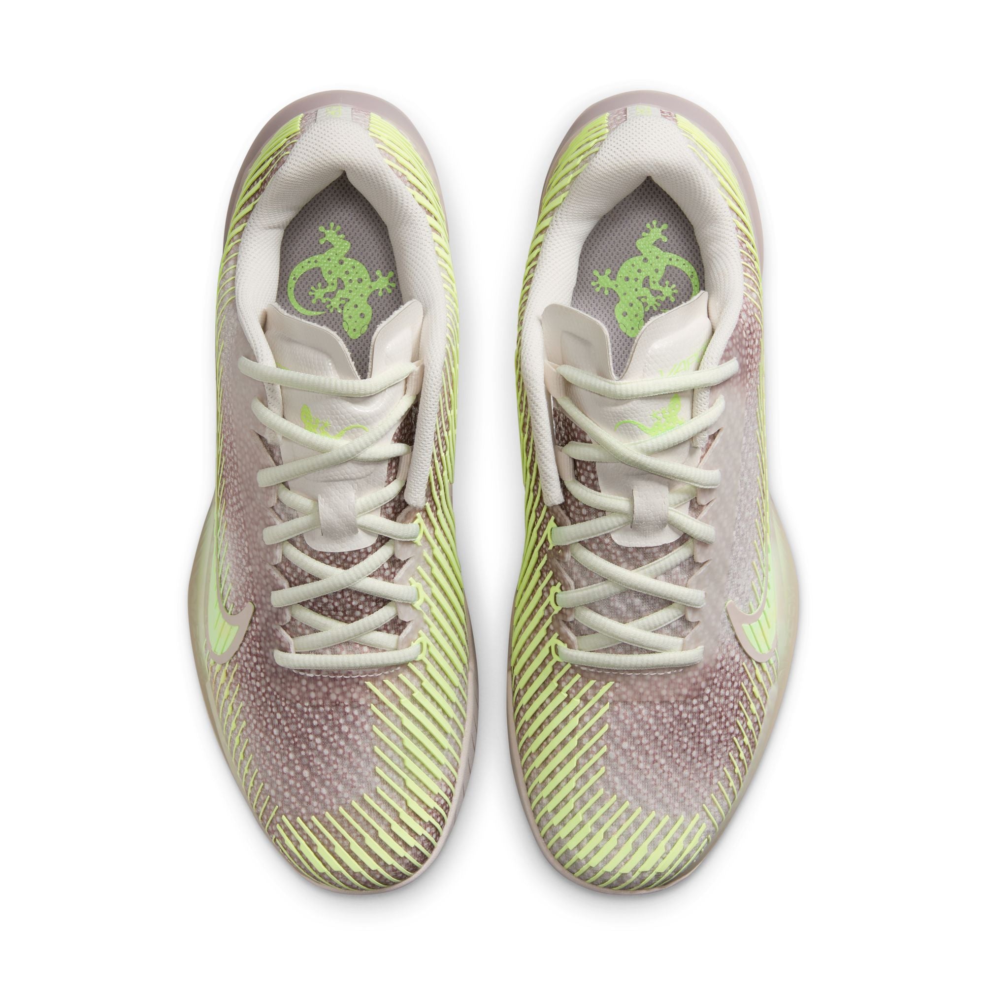 Nike Women's Air Zoom Vapor 11 Premium Shoes in PHANTOM/BARELY VOLT-PLATINUM VIOLET