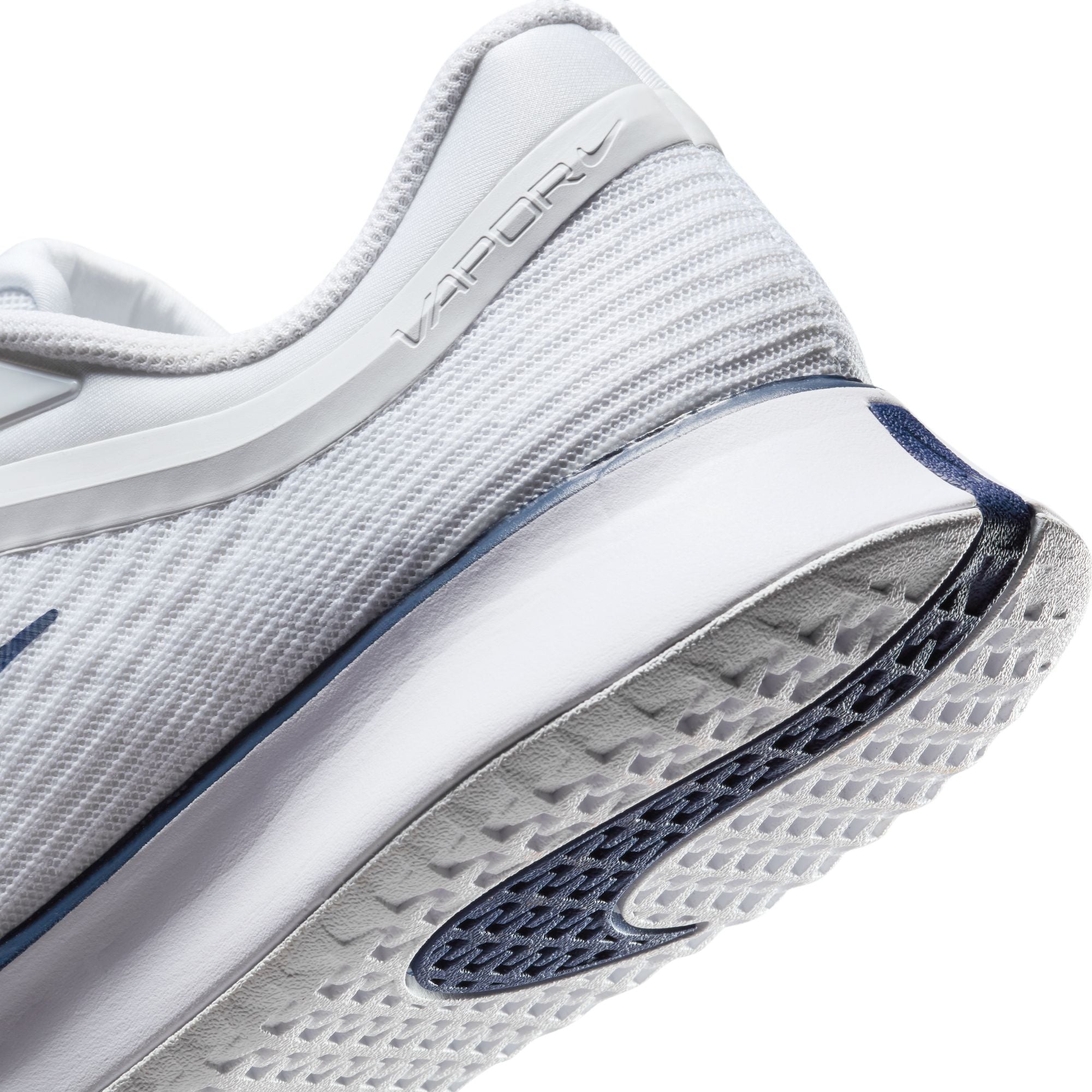 Nike Women's Vapor Pro 3 Premium Hard Court Tennis Shoes in White/Midnight Navy