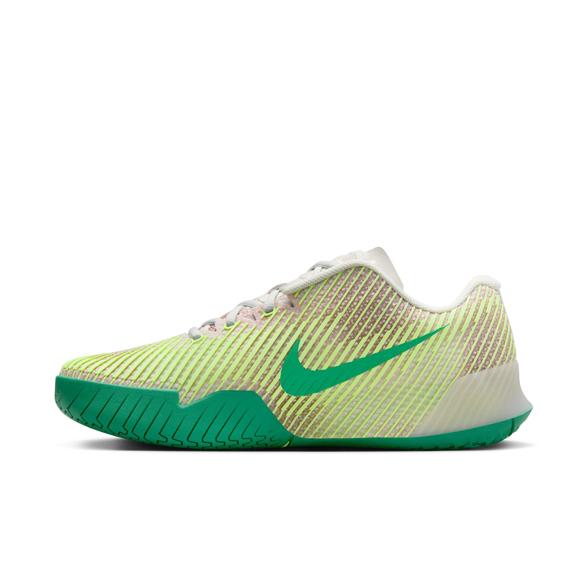 Nike Men's Air Zoom Vapor 11 Premium Tennis Shoes in PHANTOM/BARELY VOLT-STADIUM GREEN