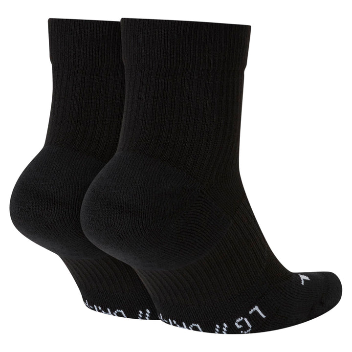 Nike Court Multiplier Max Tennis Ankle Socks in Black (2 Pairs)