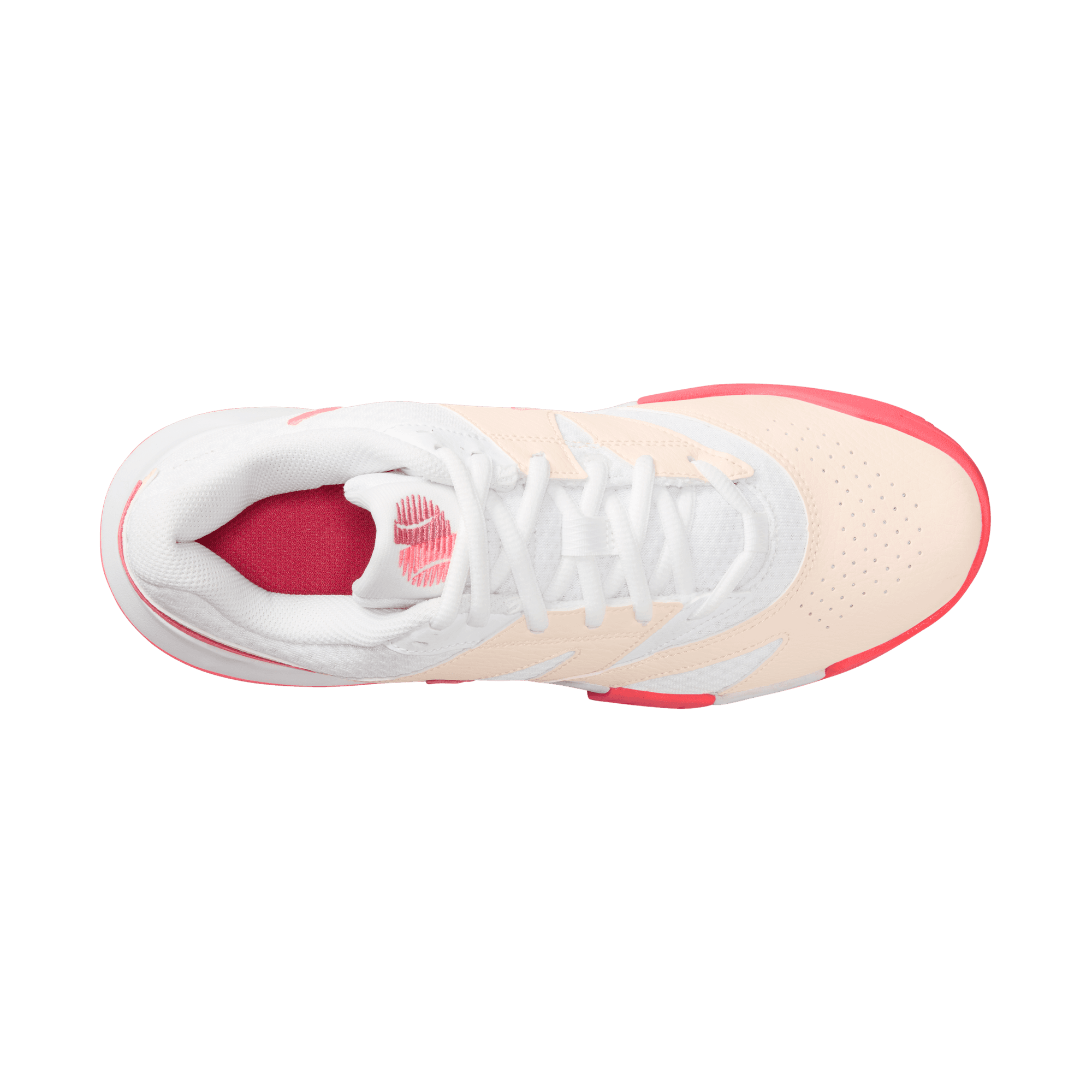 Nike Women's Lite 4 Shoes in White/Hot Punch-Crimson Tint-Aster Pink