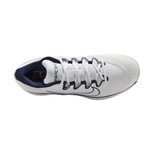 Nike Men's Vapor 12 Hard Court Tennis Shoes in White/White-Midnight Navy
