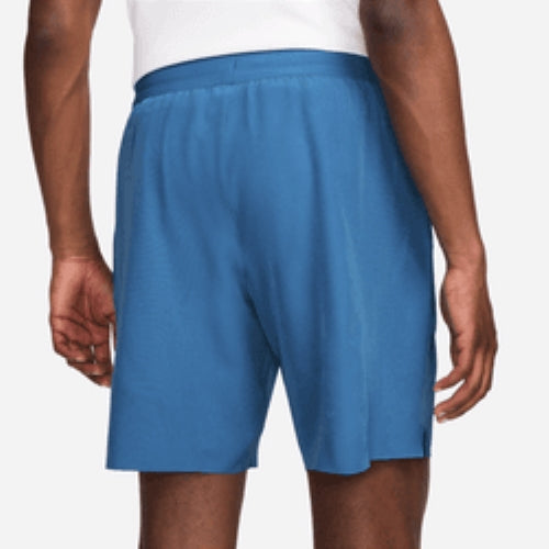 Nike Men's Court Advantage Dri-FIT 8" Tennis Shorts in Star Blue/White