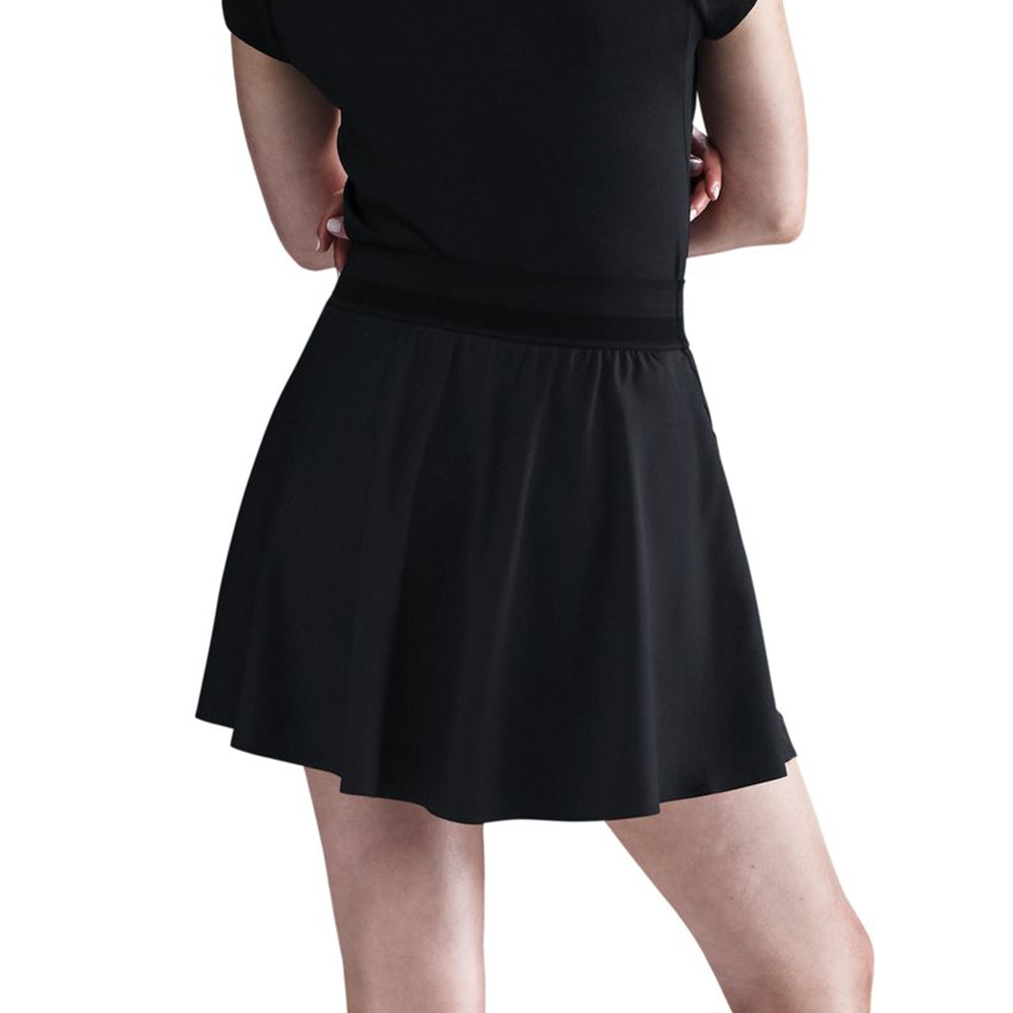 Nike Women's Court Ace Advantage Dri-FIT Tennis Skirt in Black/Black