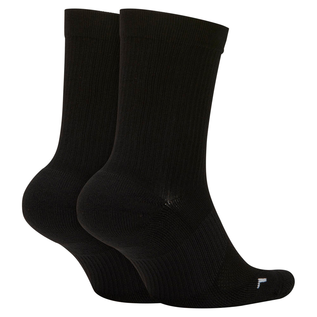 Nike Court Multiplier Cushioned Crew Socks in Black