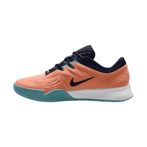 Nike Men's Vapor Pro 3 Clay Court Tennis Shoes in Apricot Agate/Obsidian-White-Denim Turq