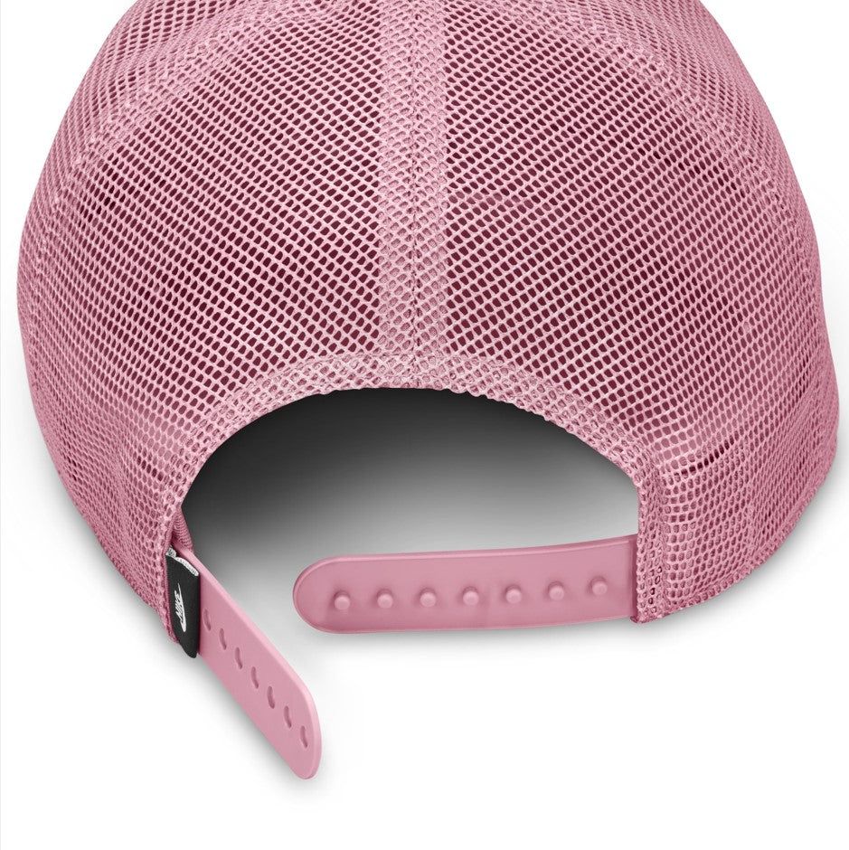 Nike Unisex Rise Structured Trucker Cap in Elemental Pink/Elemental Pink/White