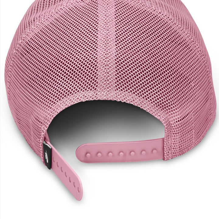 Nike Unisex Rise Structured Trucker Cap in Elemental Pink/Elemental Pink/White