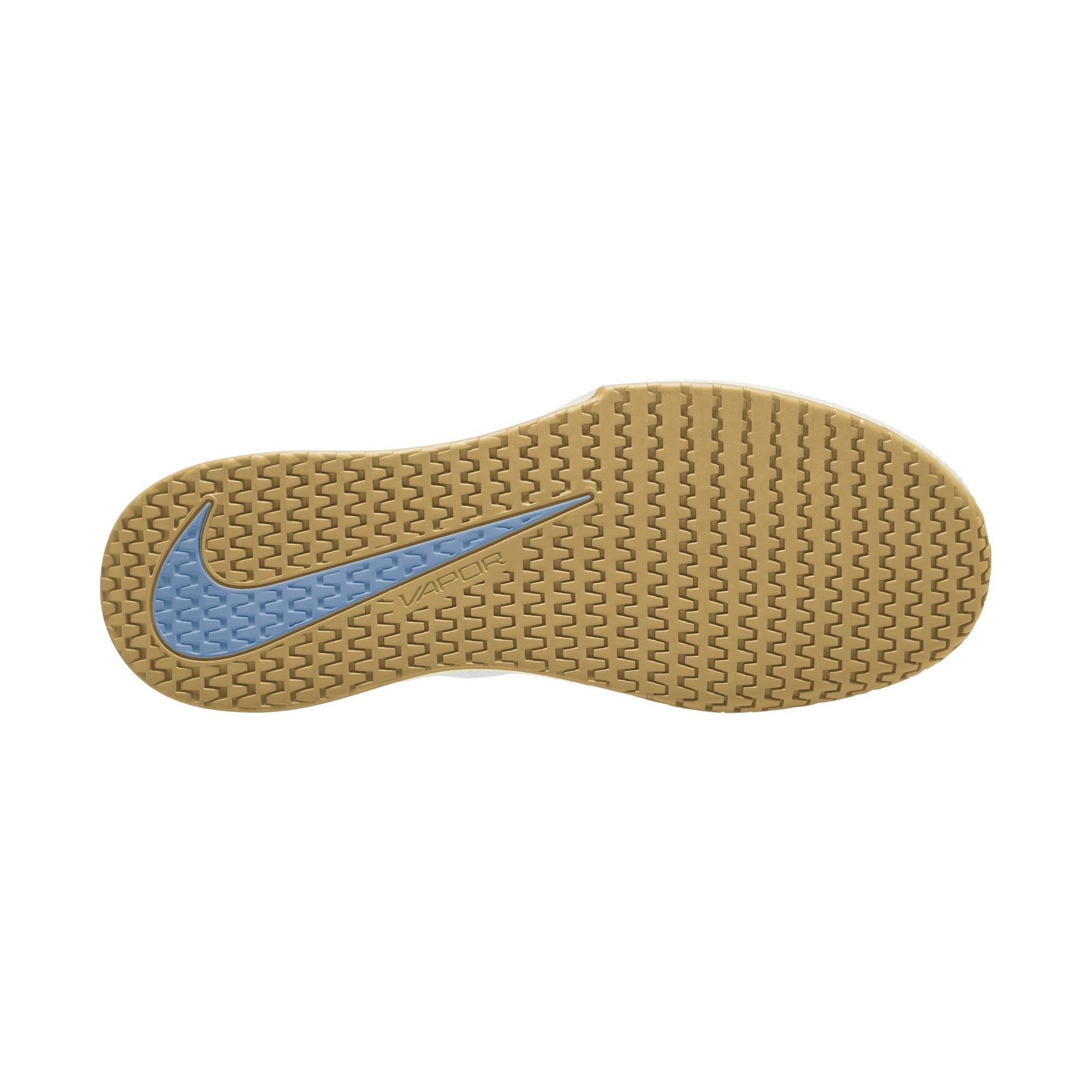 Nike Women's Vapor Lite 2 Tennis Shoes in White/Light Blue-Sail-Gum Light Brown