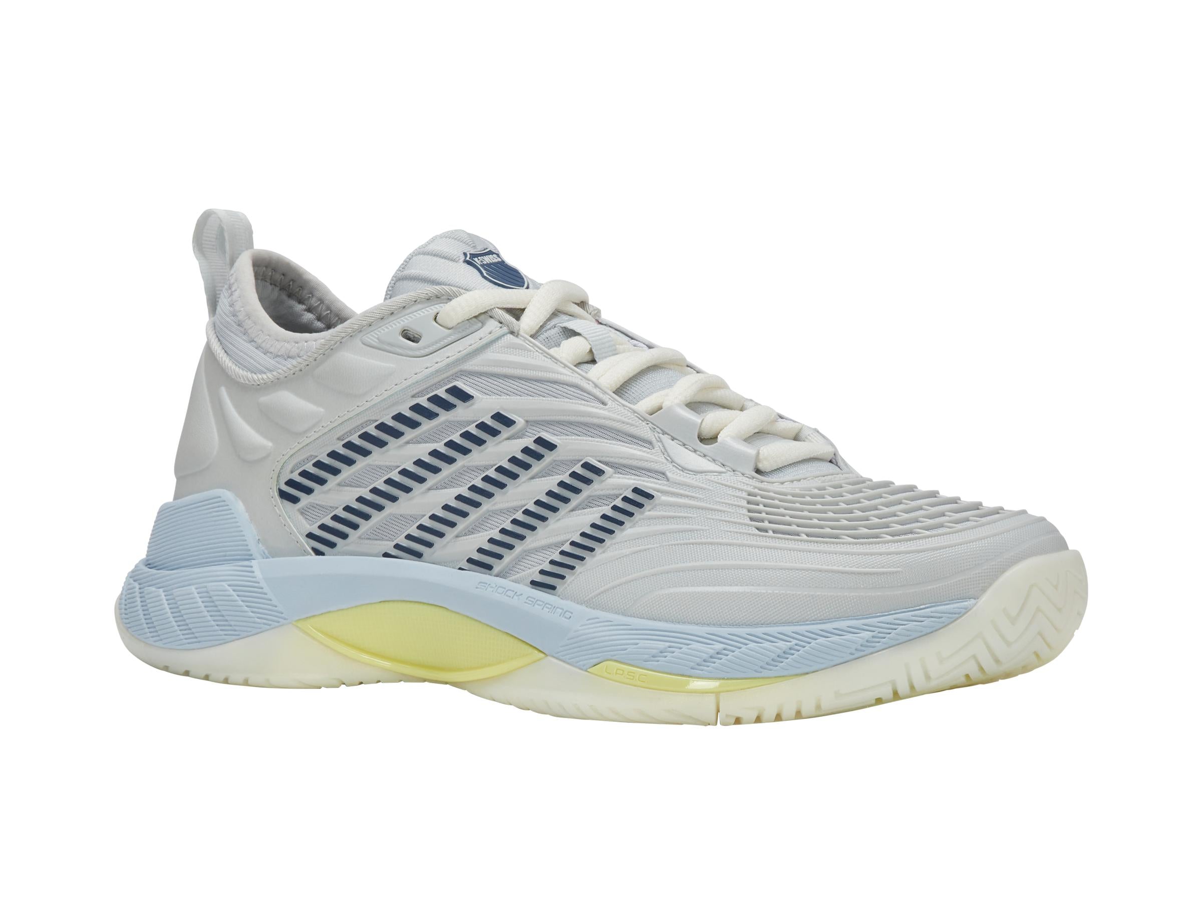 K-Swiss Women's Hypercourt Supreme 2 Tennis Shoes in Dawn Blue/Ballad Blue/Blanc De Blanc