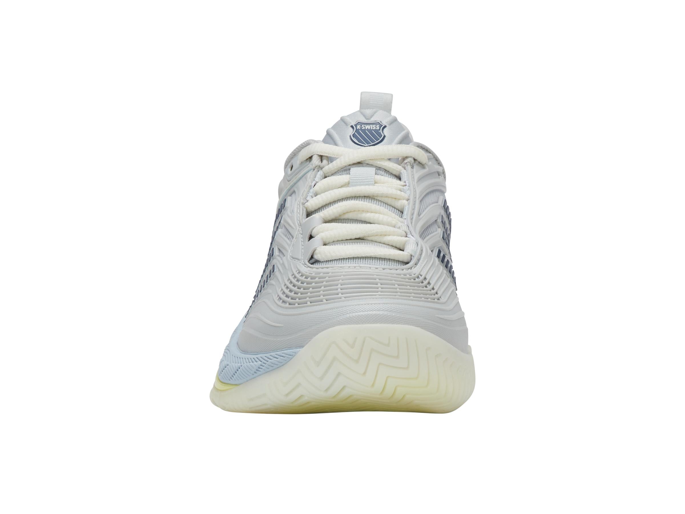 K-Swiss Women's Hypercourt Supreme 2 Tennis Shoes in Dawn Blue/Ballad Blue/Blanc De Blanc