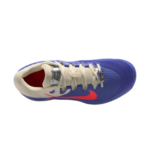 Nike Men's Vapor 12 Premium Hard Court Tennis Shoes in Deep Night/Lt Crimson-Pale Ivory