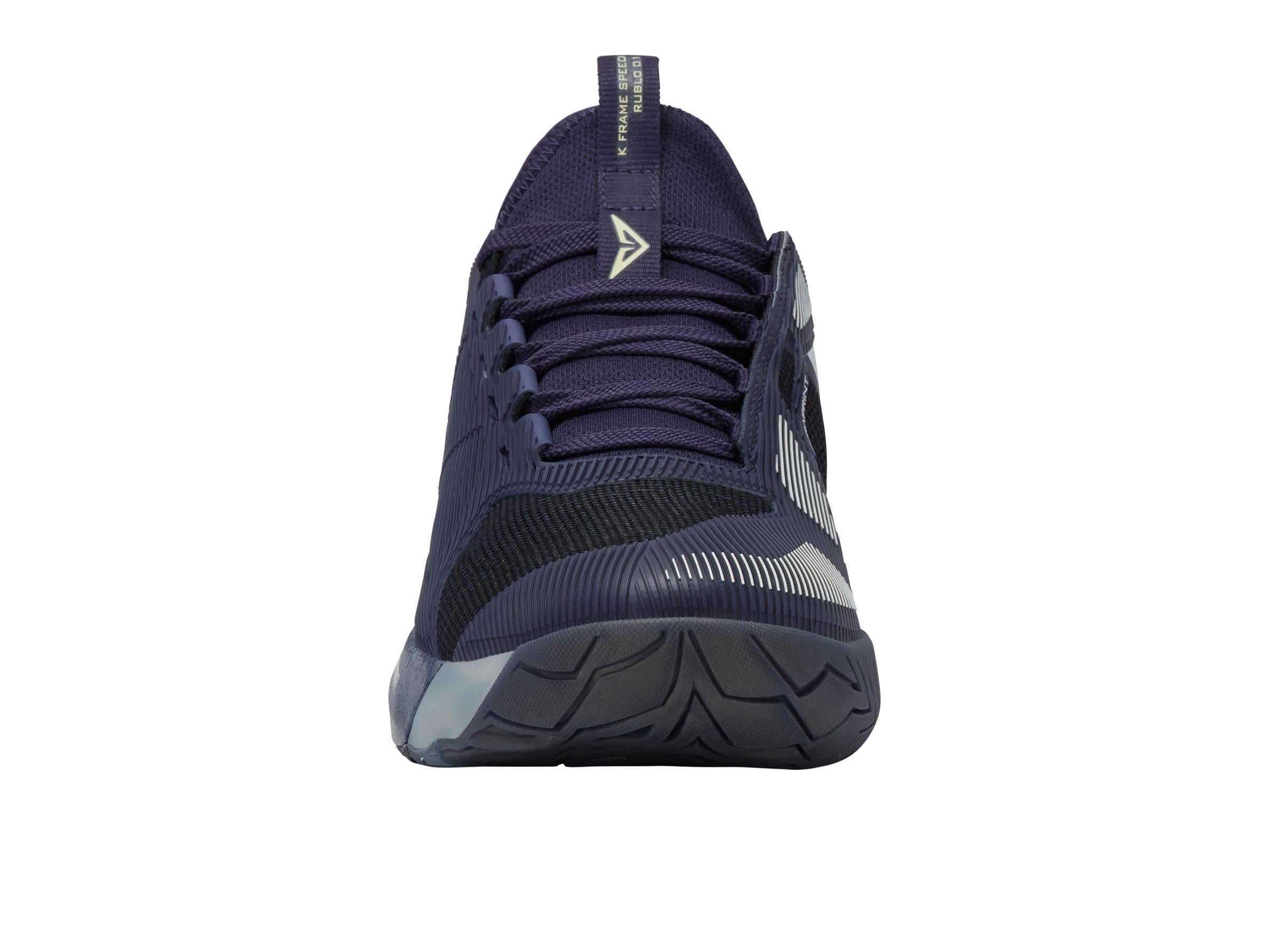 K-Swiss Men's K-Frame Speed Rublo Tennis Shoes in Naval Academy/Vintage Indigo/Blanc De Blanc