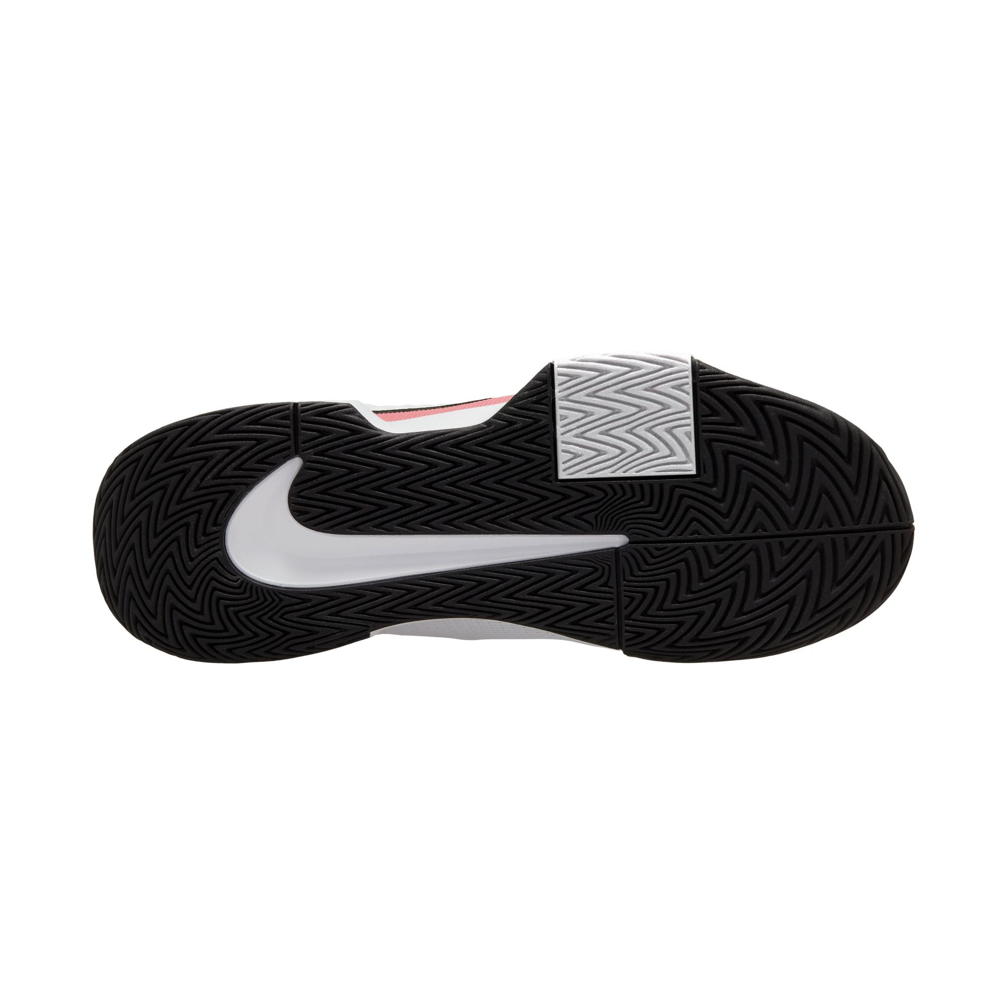 Nike Men's GP Challenge Pro Tennis Shoes in White/Hot Lava-Black