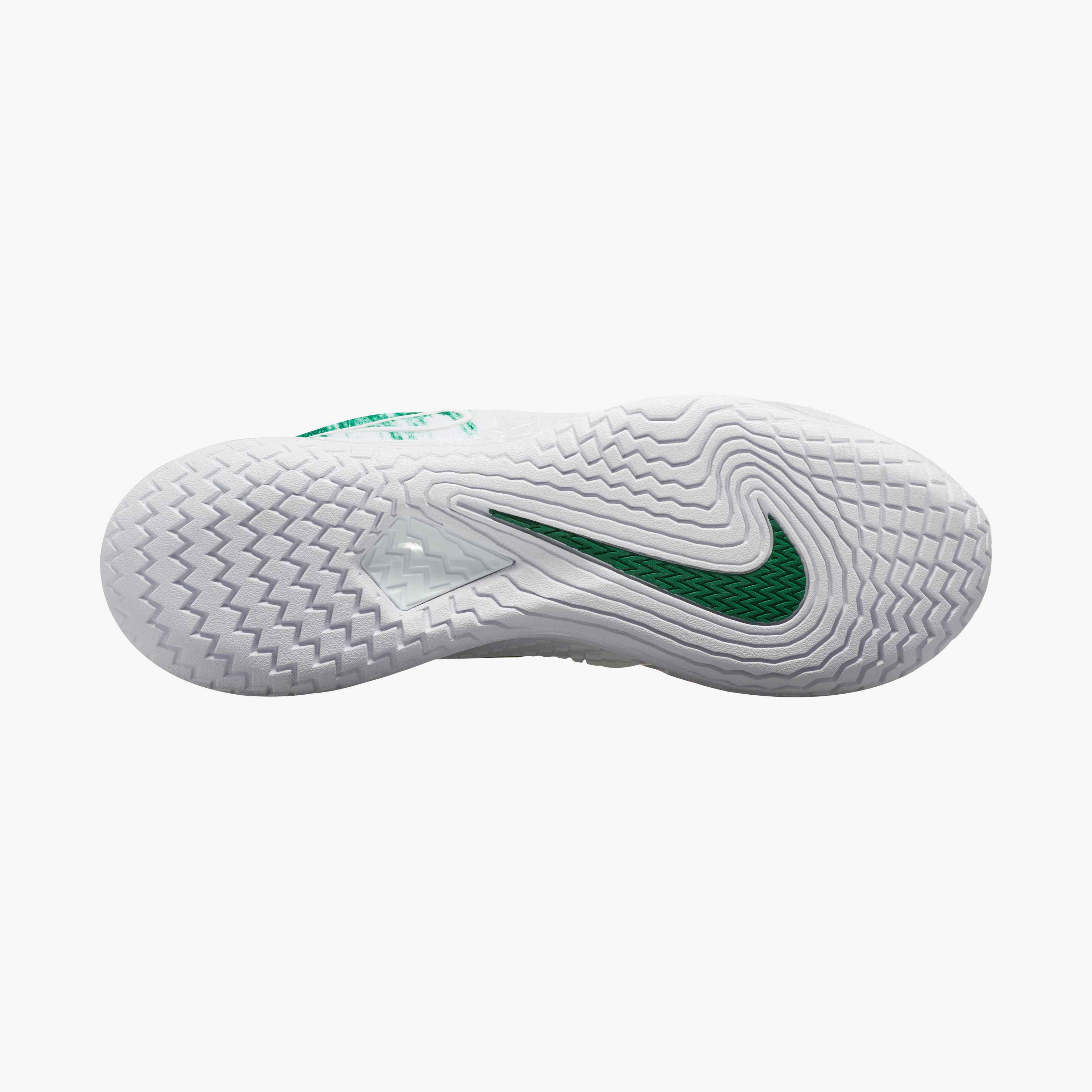 Nike Men's Hard Court Air Zoom Vapor Cage 4 in WHITE/WHITE-CLOVER