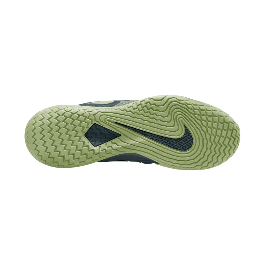 Nike Court Men's Zoom Vapor Cage 4 Rafa Shoes in Deep Jungle/ Lime Ice