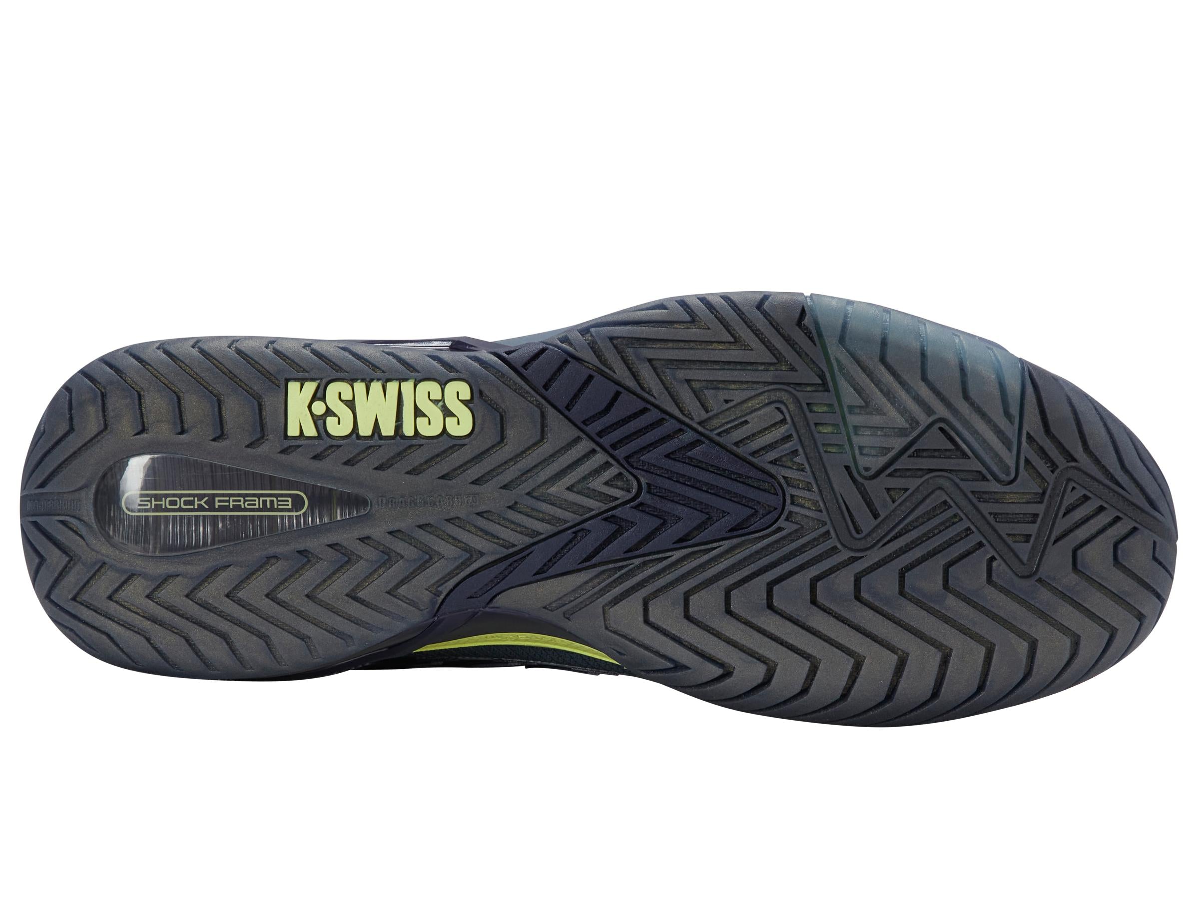 K-Swiss Men's Ultrashot 4 Tennis Shoes in Vintage Indigo/Naval Academy/Luminary Green