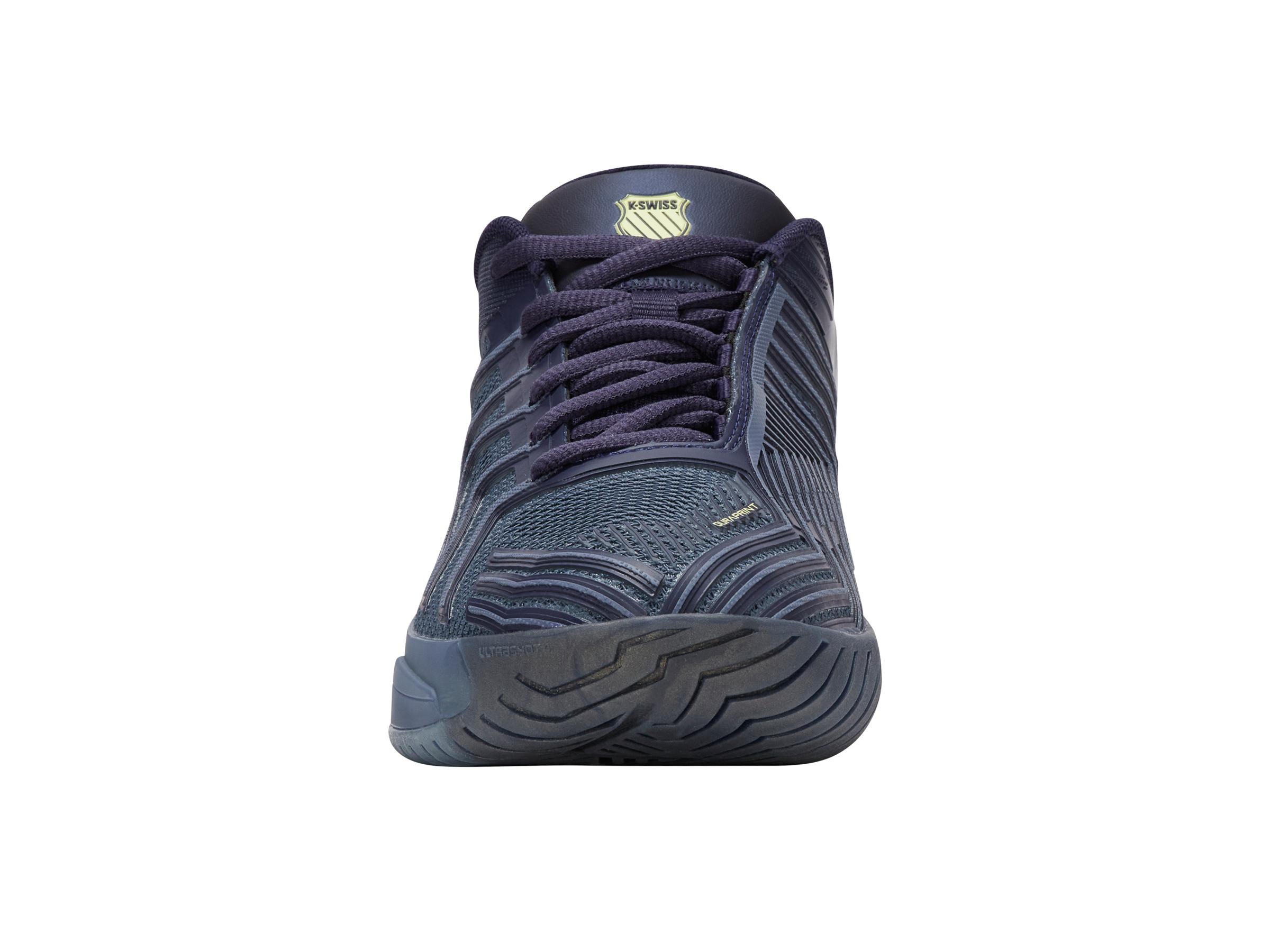 K-Swiss Men's Ultrashot 4 Tennis Shoes in Vintage Indigo/Naval Academy/Luminary Green