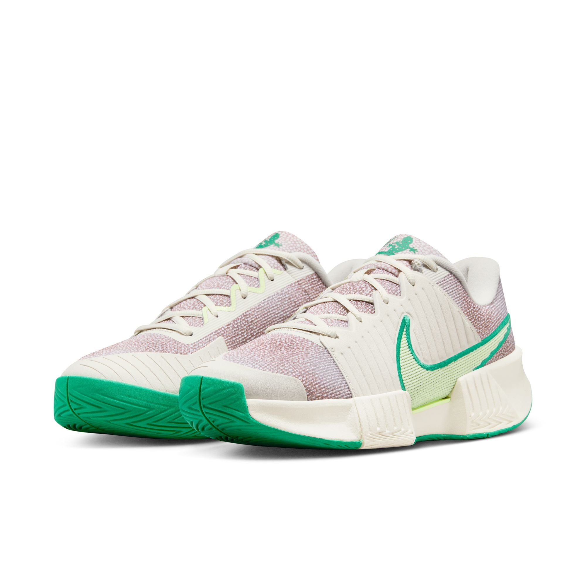 Nike Men's GP Challenge Pro PRM Tennis Shoes in Phantom/Barely Volt-Stadium Green