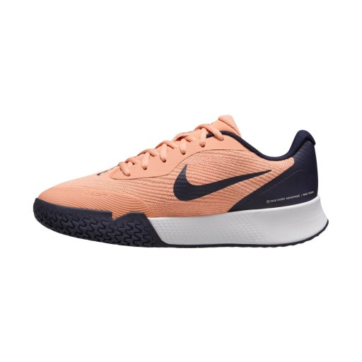 Nike Men's Vapor Lite 3 Hard Court Tennis Shoe in Apricot Agate/Obsidian-White