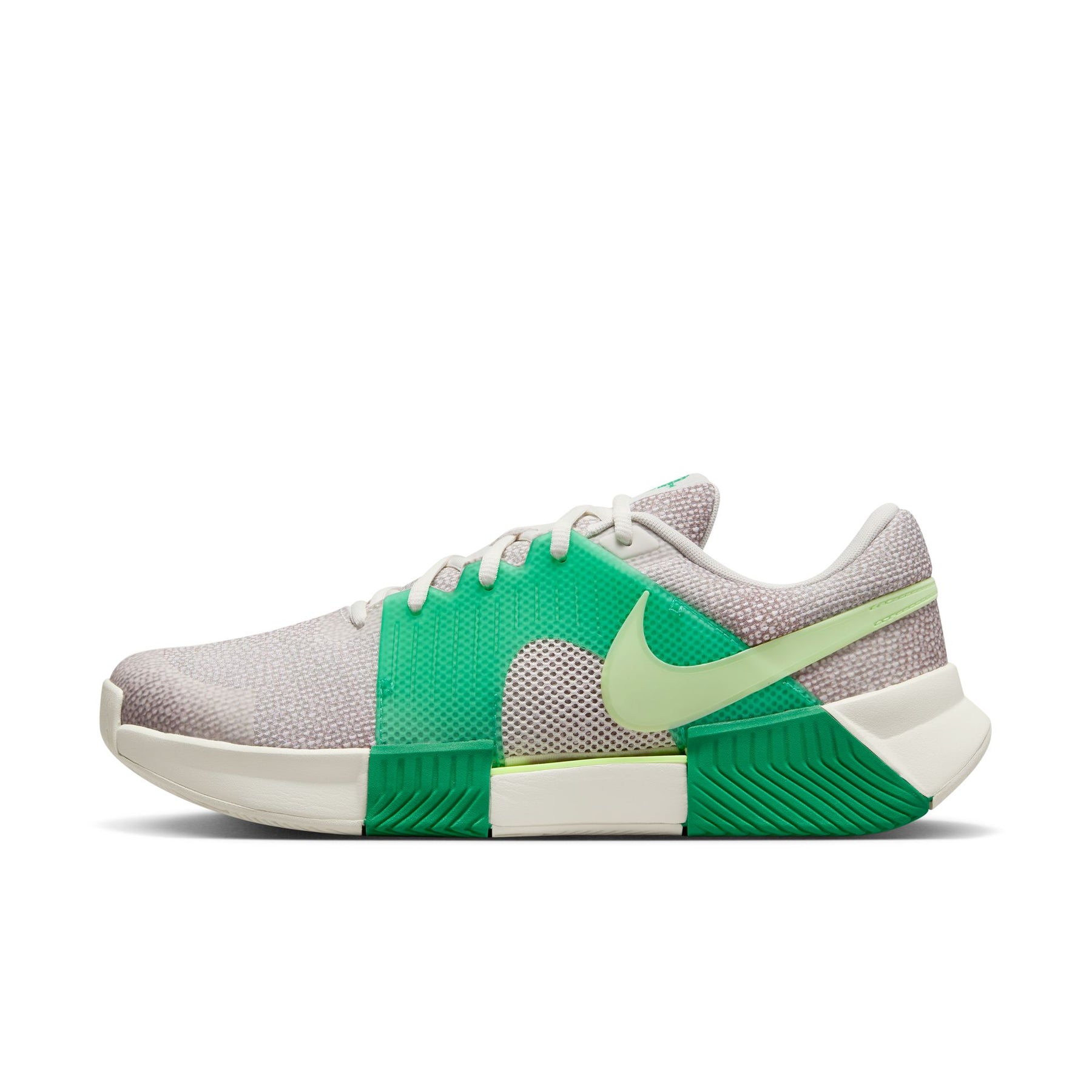 Nike Men's GP Challenge 1 Tennis Shoes in Phantom/Barely Volt-Platinum Violet
