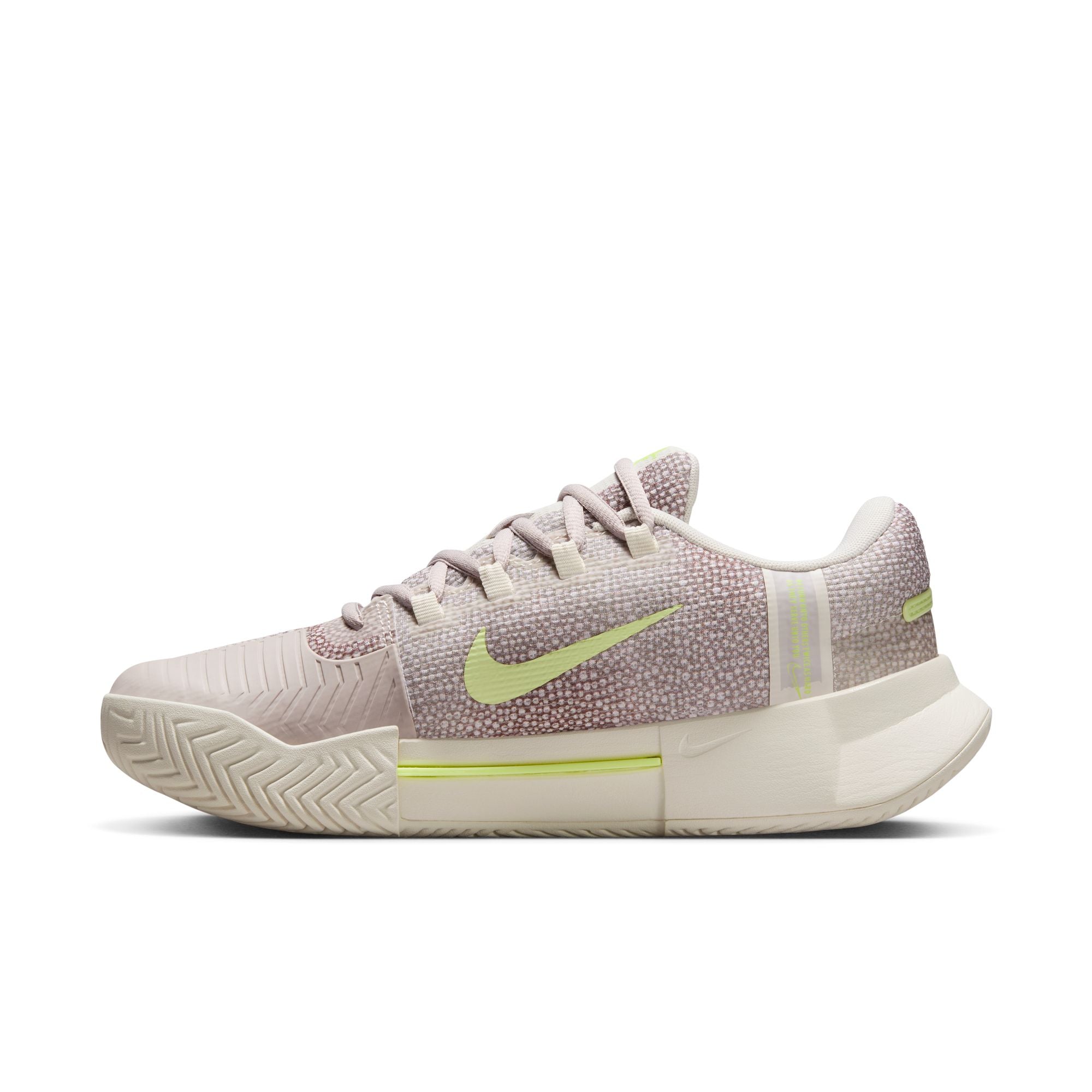 Nike Women's GP Challenge Pro PRM Tennis Shoes in Phantom/Barely Volt-Platinum Violet