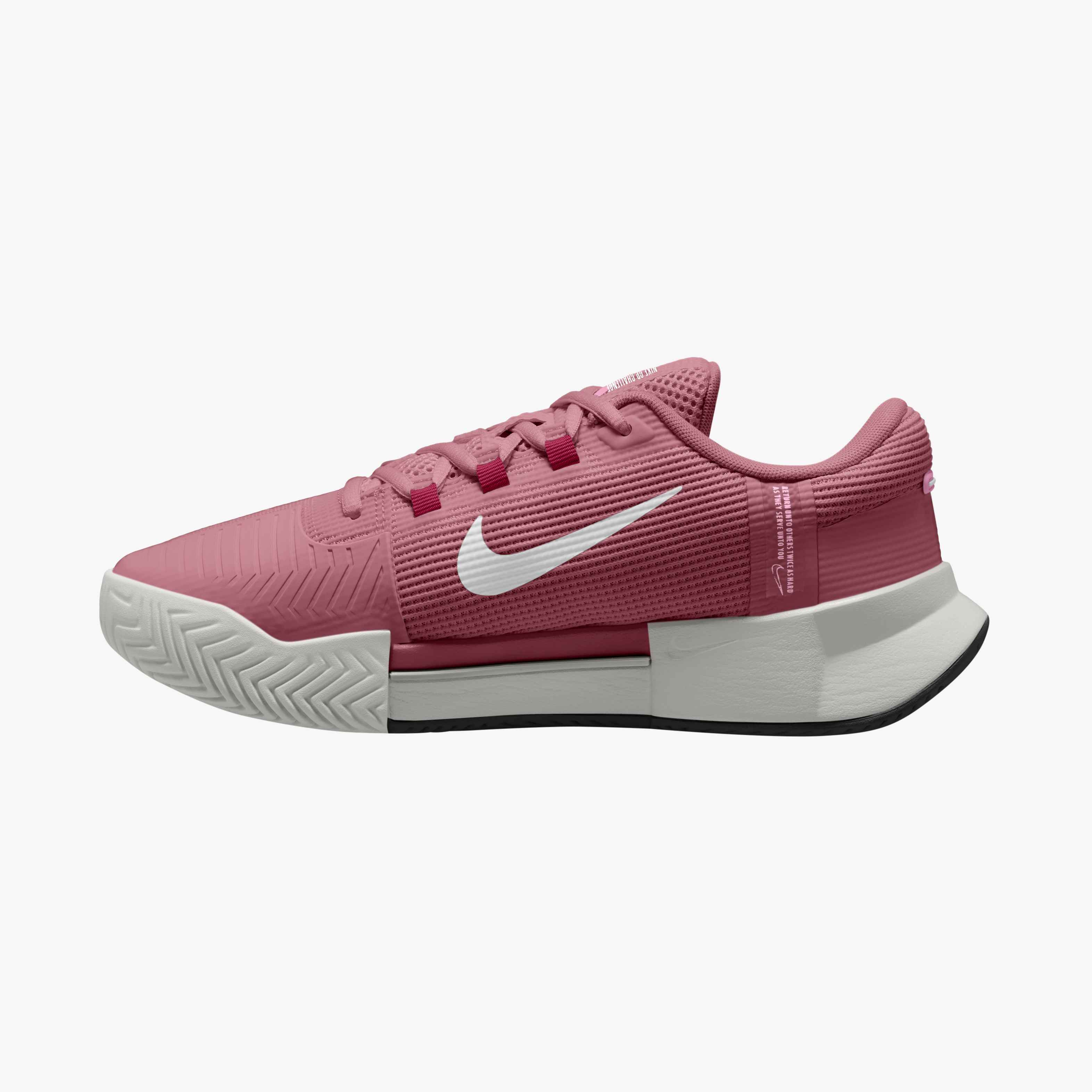 Nike Women's Zoom GP Challenge 1.5 Hard Court Tennis Shoes in PINK SMOKE/WHITE-VAST GREY-BLACK